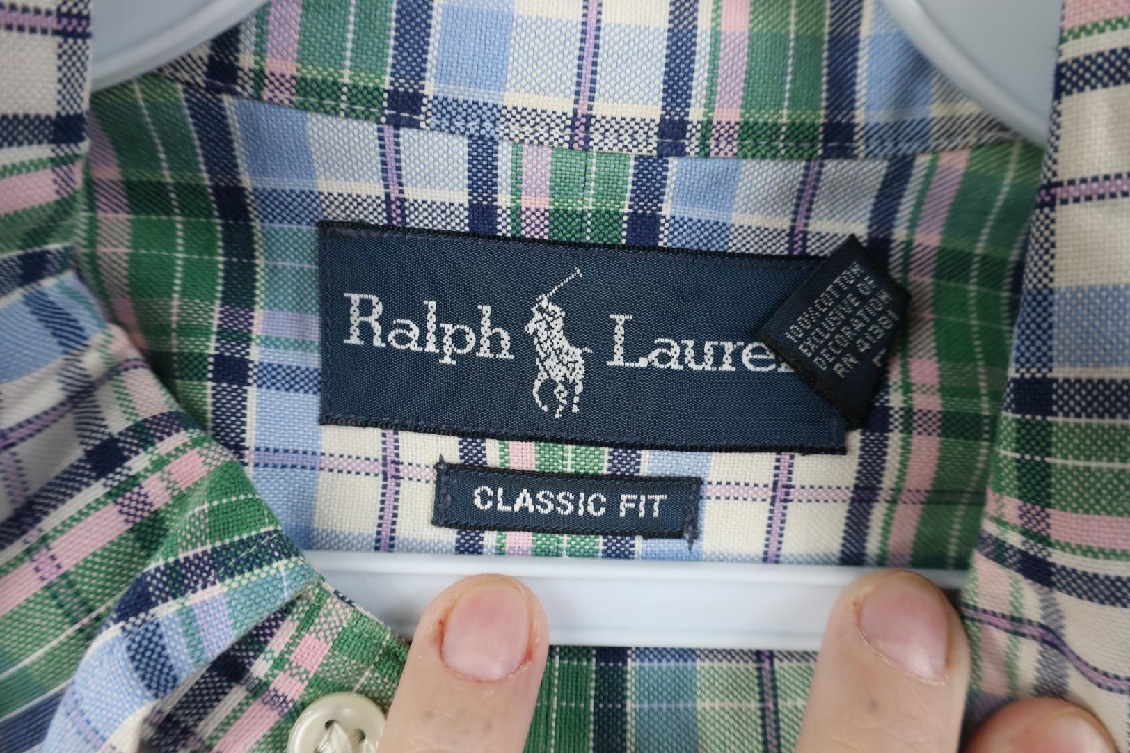 Polo Ralph Lauren Vintage 90s Ralph Lauren Oxford Button Down Shirt Plaid Size US S / EU 44-46 / 1 - 6 Thumbnail
