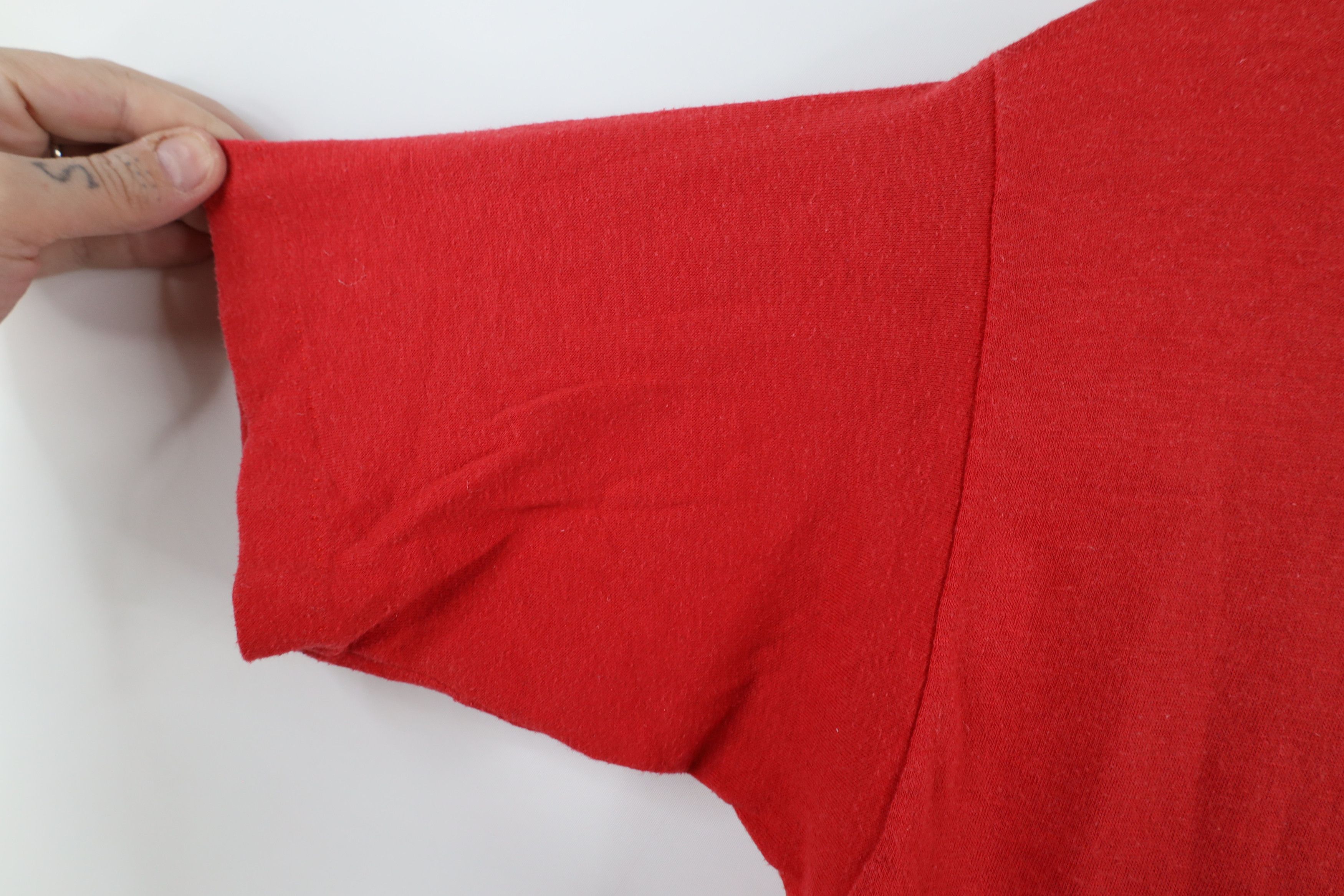 Champion × Vintage Vintage 80s Champion Ohio State University T-Shirt Red USA Size US M / EU 48-50 / 2 - 7 Thumbnail