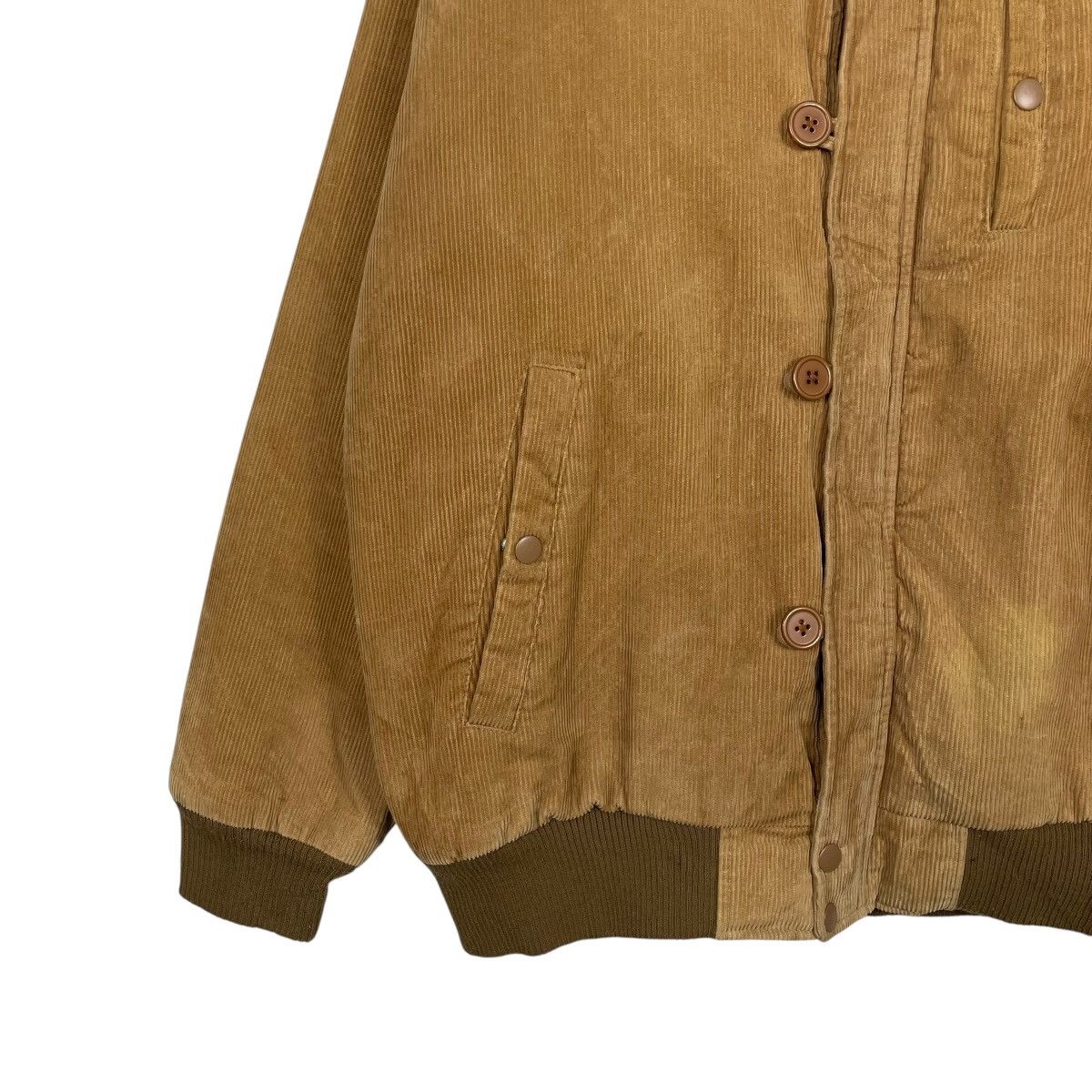 Japanese Brand Japanese Brand SOC Hooded Corduroy Jacket Size US L / EU 52-54 / 3 - 3 Thumbnail