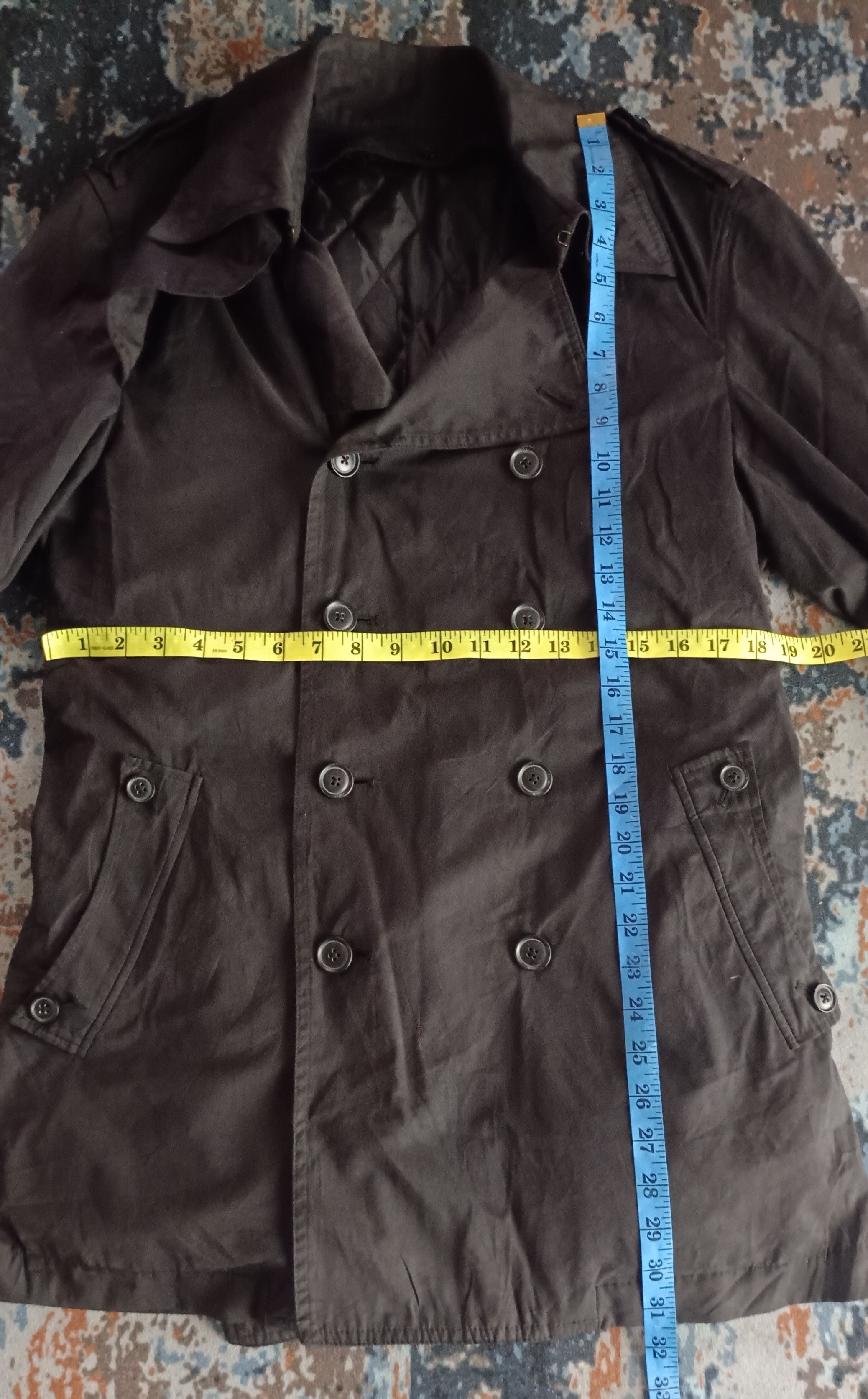 Japanese Brand 🔥AVV HOMME double breasted Half Coat Size US M / EU 48-50 / 2 - 17 Thumbnail