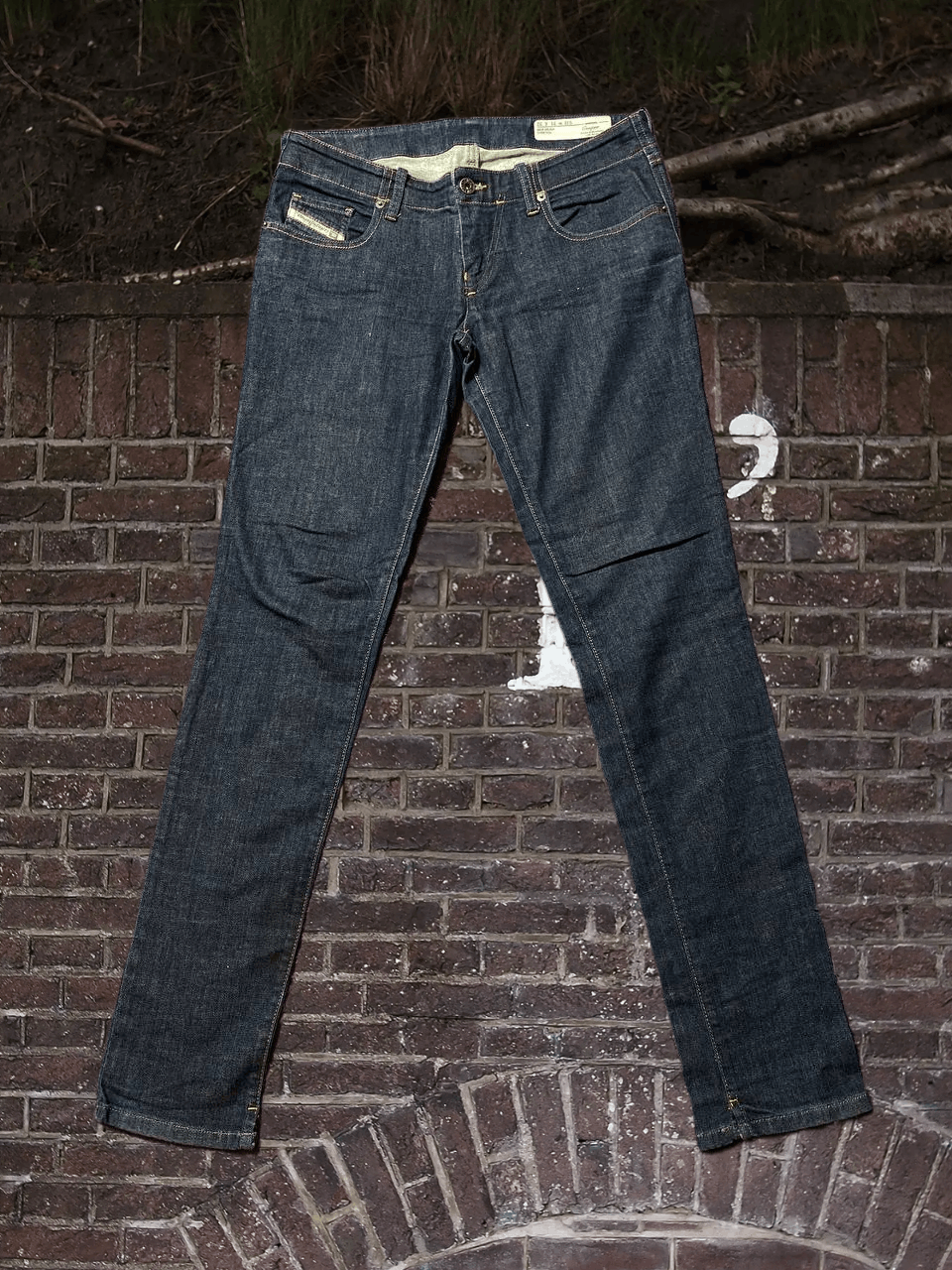Diesel Diesel GRUPEE Vintage Low Rise Y2K Washed Denim Jeans Size 31" - 1 Thumbnail