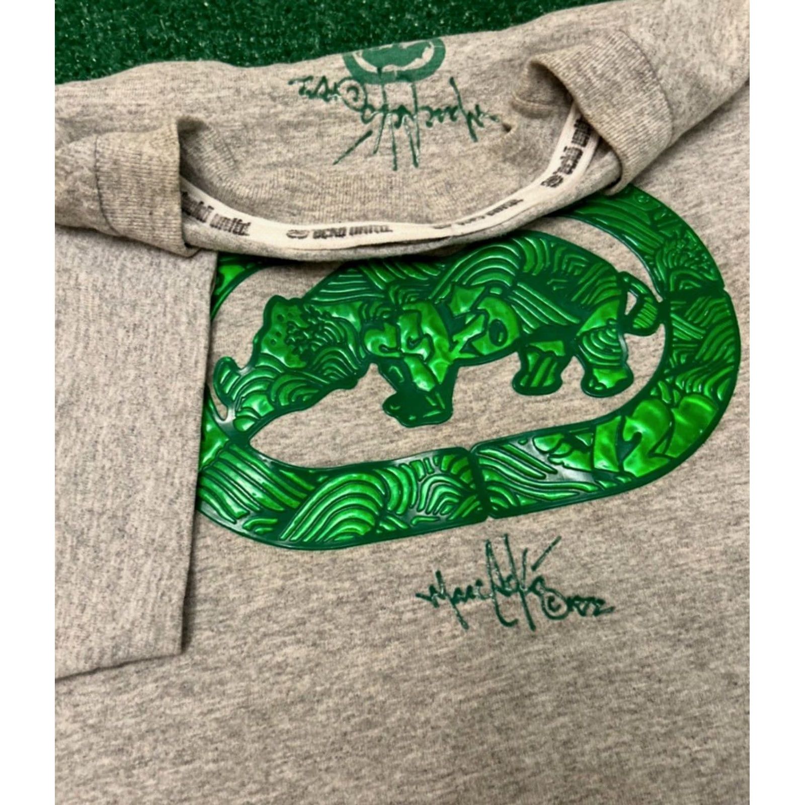Ecko Unltd. VINTAGE Ecko Unltd Shirt Mens XL Emerald Green Classic Logo Hip Hop 90s Y2K VTG Size US XL / EU 56 / 4 - 3 Thumbnail
