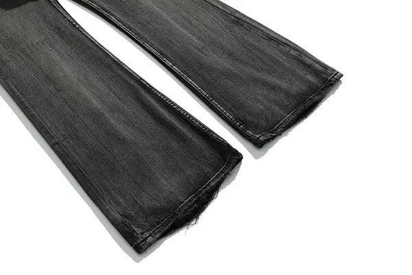 VIBE Black Washed Damage Baggy jeans y2k 90’s retro style Size US 32 / EU 48 - 6 Thumbnail