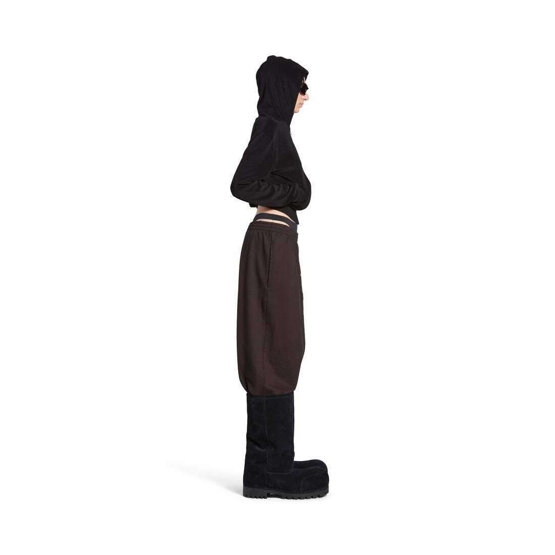 Balenciaga o1srvl11e1025 Nologo Baggy Sweatpants & Joggers in Black Size US 30 / EU 46 - 3 Thumbnail