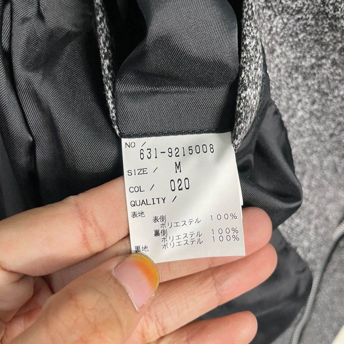 Tornado Mart Tornado Mart Motorcycle Style Diagonal Zipper Jacket Size US S / EU 44-46 / 1 - 16 Thumbnail