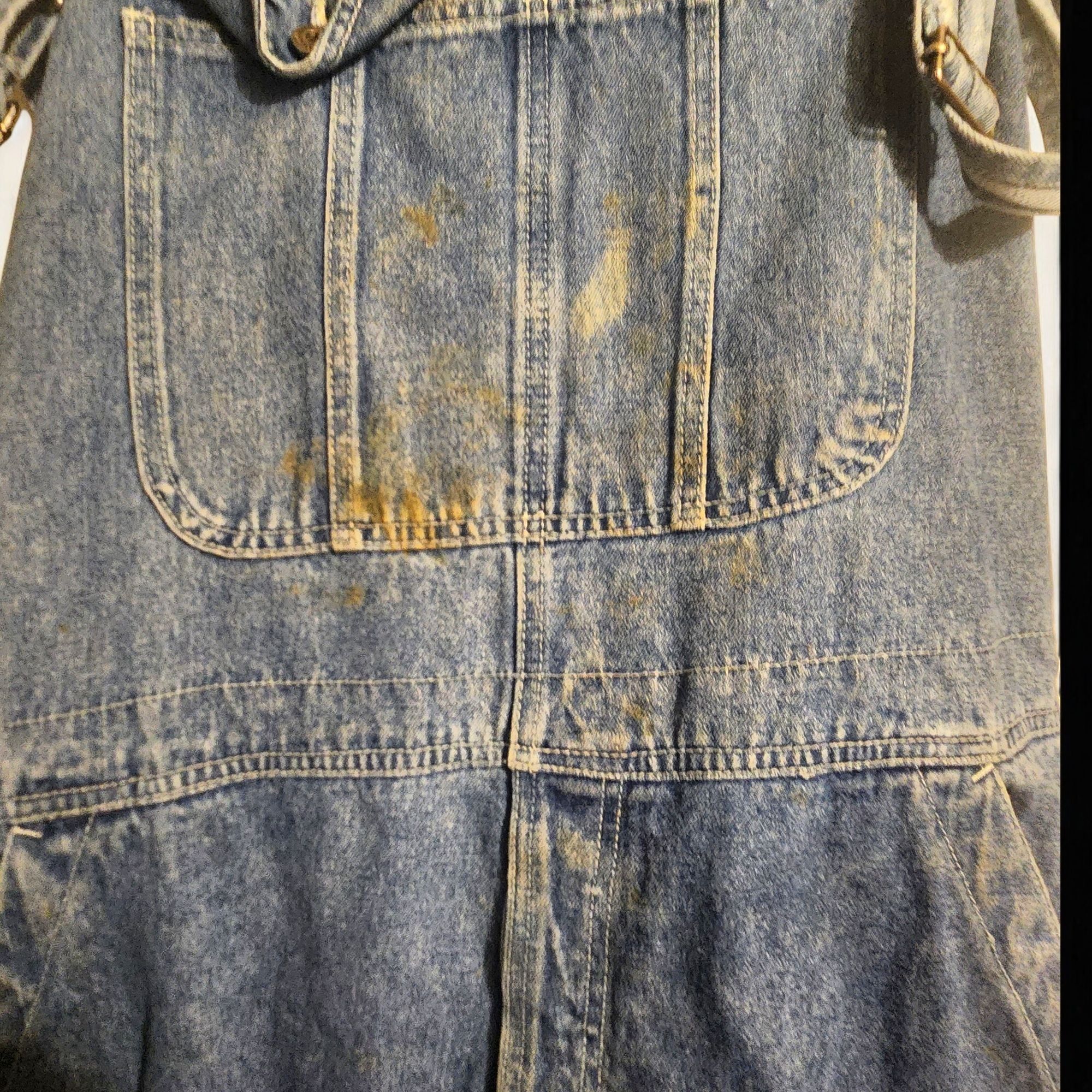 Old Navy Old Navy Vtg Denim Bib Overalls Mens XL Blue Carpenter Dunga Size US 36 / EU 52 - 7 Thumbnail