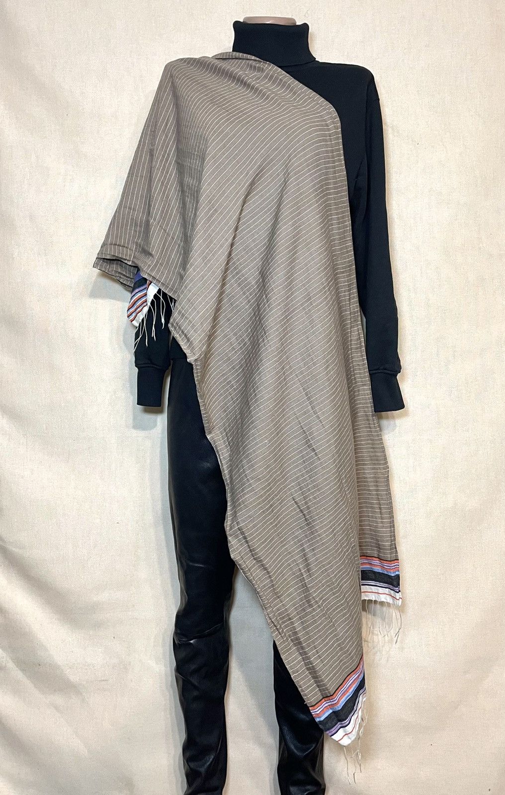 Vintage EPICE brown cotton scarf Size ONE SIZE - 1 Thumbnail