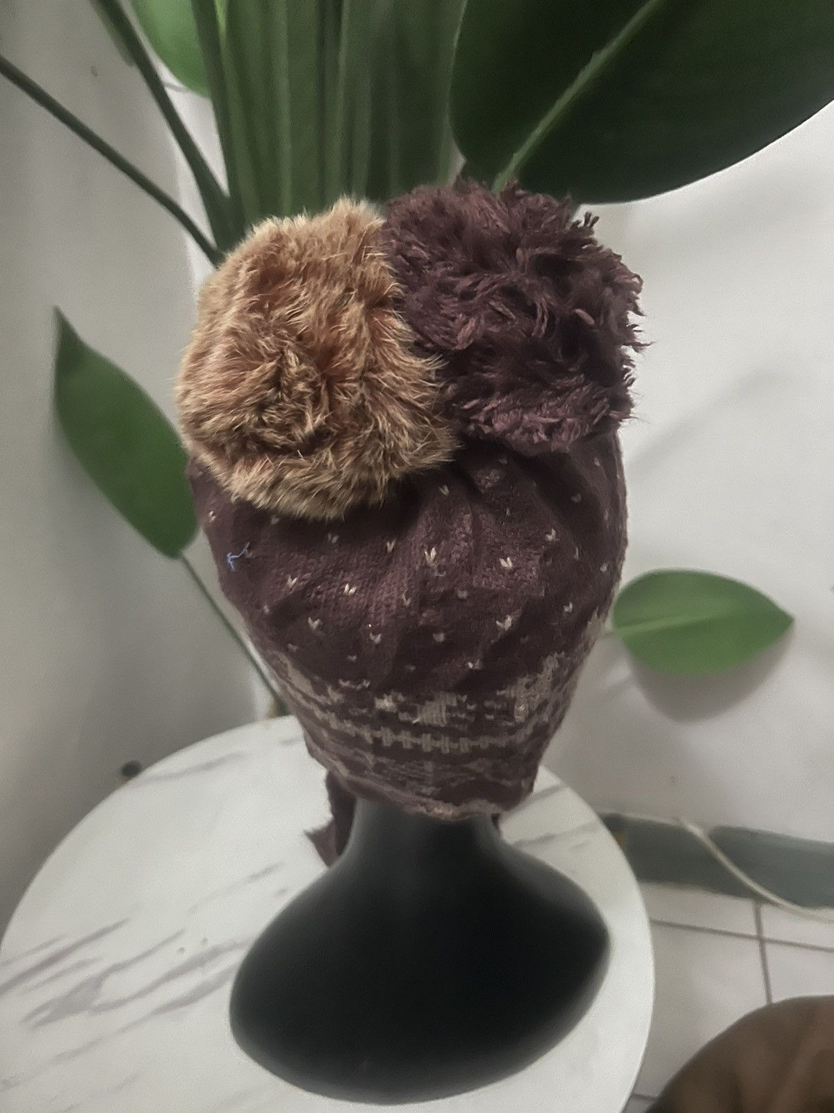 Vintage NAVAJO EAR FLAT BEANIE HAT Size ONE SIZE - 5 Thumbnail