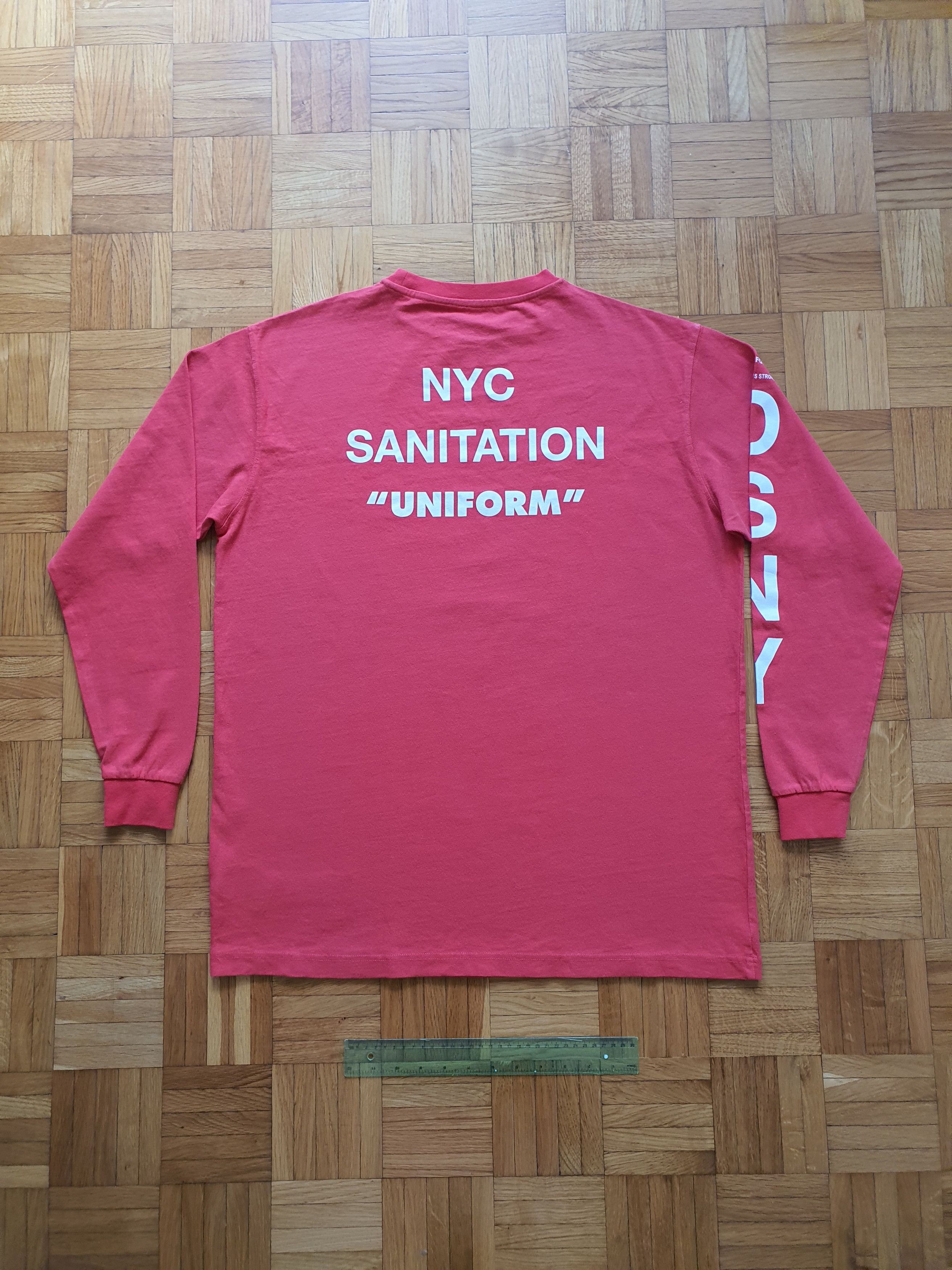 Heron Preston ''DSNY Uniform'' Long Sleeve T-Shirt Size US S / EU 44-46 / 1 - 2 Thumbnail