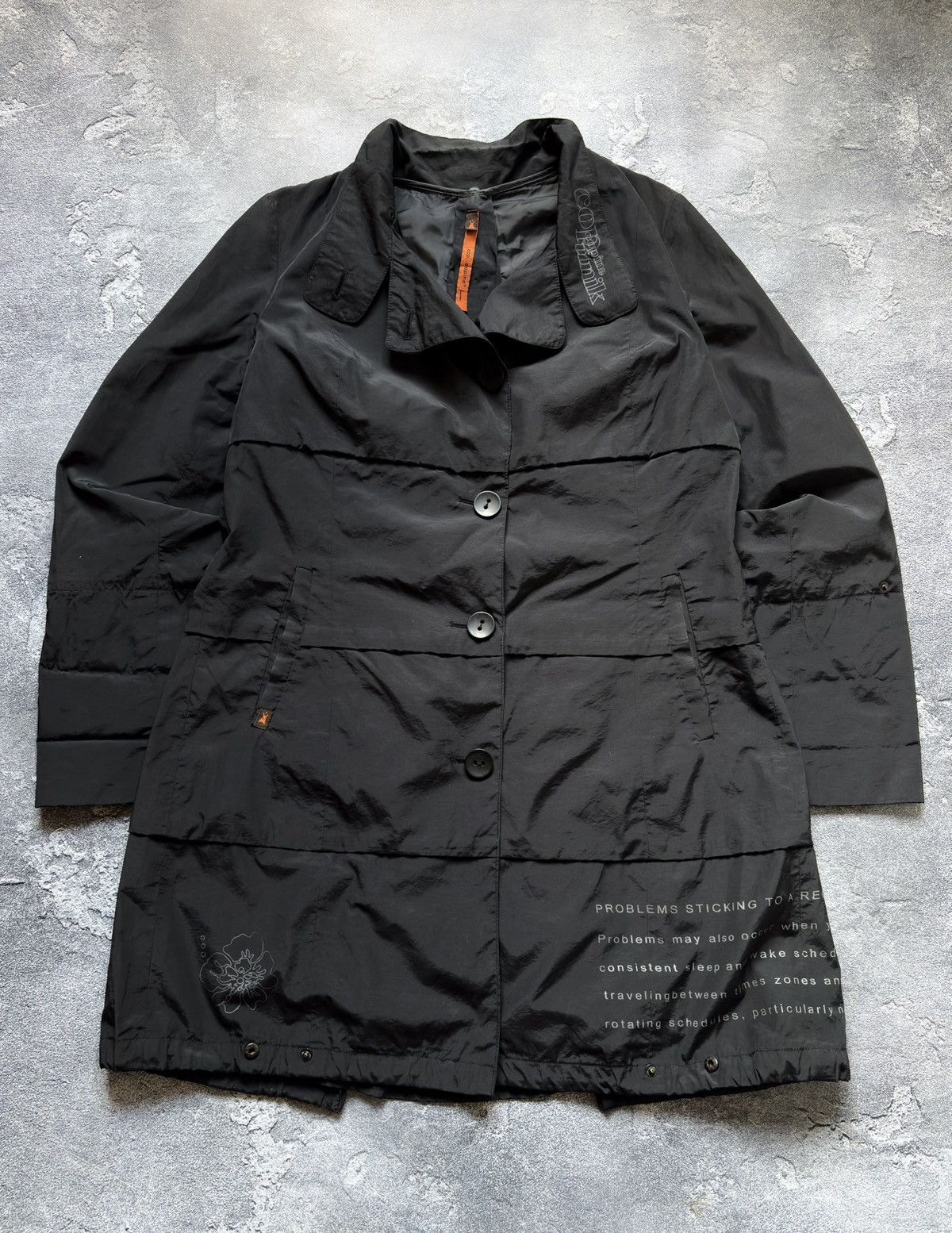 Cop Copine Vintage Cop Copine Avant Garde Black Coat Jacket Size XS / US 0-2 / IT 36-38 - 1 Thumbnail