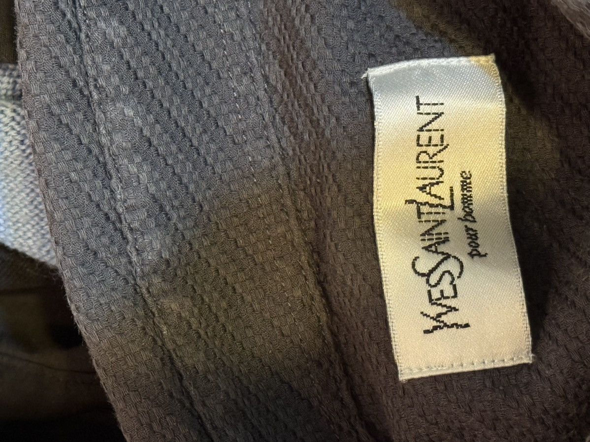 Yves Saint Laurent Carbon YSL Shirt Dark Grey Size US L / EU 52-54 / 3 - 19 Thumbnail