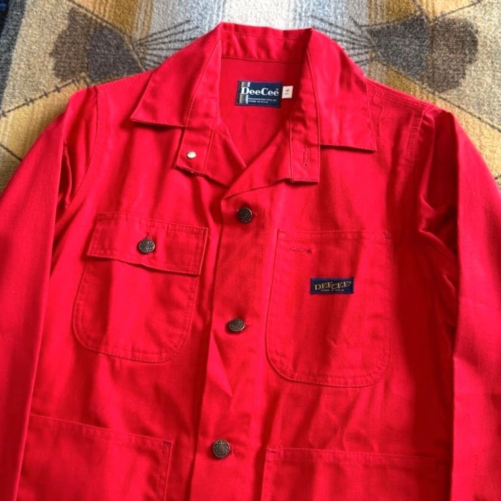 Vintage VINTAGE DeeCee Shirt Adult 16 Red Western Button Up Mens 70s Made In USA Size US L / EU 52-54 / 3 - 2 Thumbnail