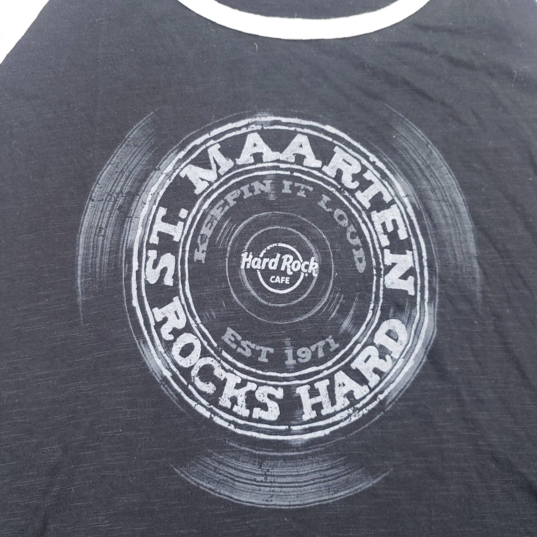 Hard Rock Cafe Hard Rock St. Marteen Long Sleeve Shirt Womens Small Black Gray Size S / US 4 / IT 40 - 5 Thumbnail