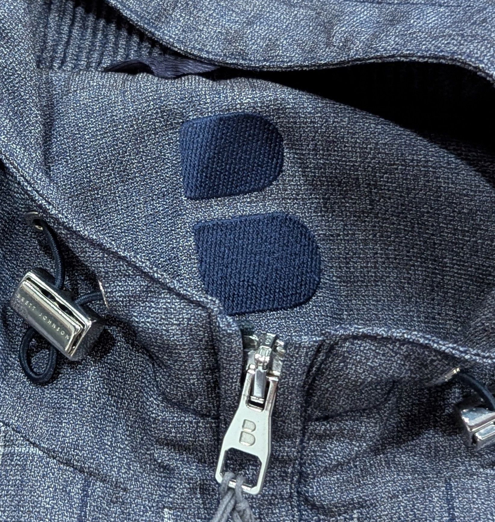 Other Brett Johnson Wool Check Windbreaker Jacket Navy 52 US 42 Size US L / EU 52-54 / 3 - 3 Thumbnail