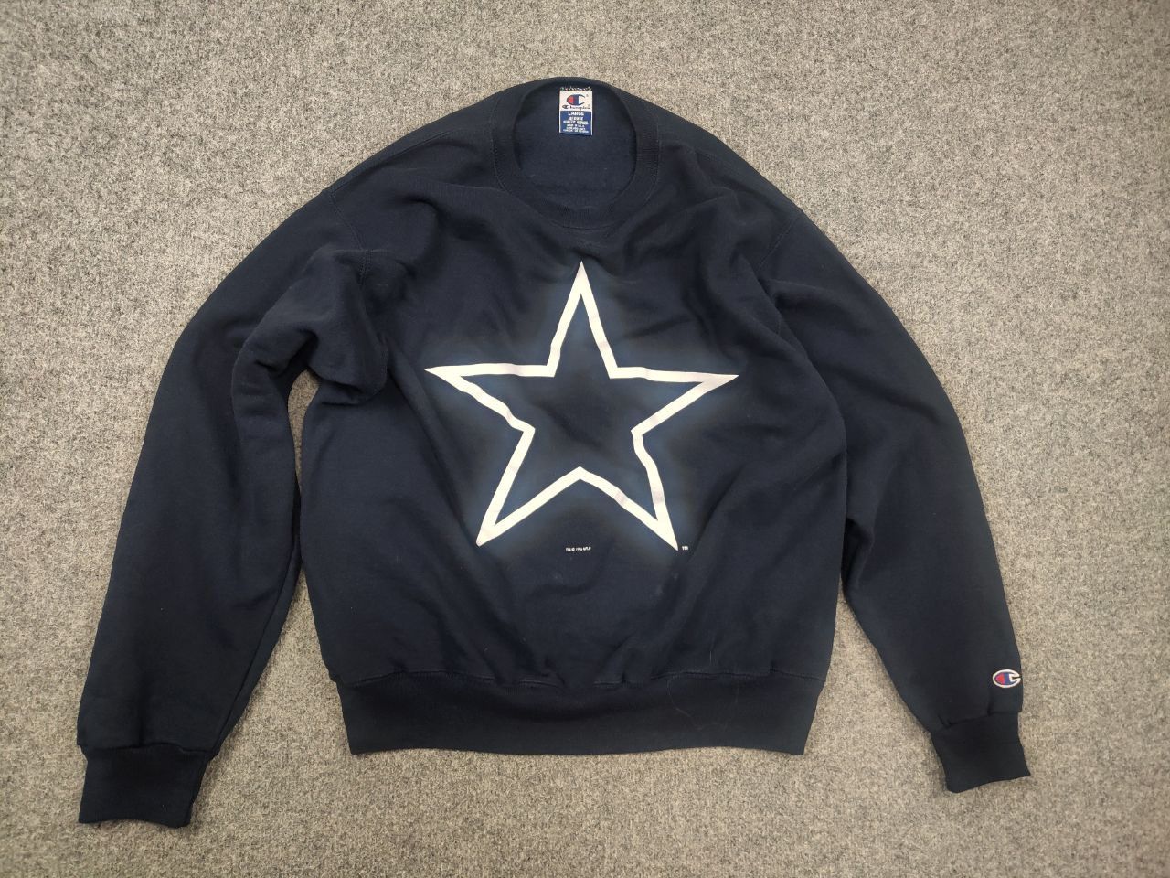 Champion Vintage 1996s Champion NFL Dallas Cowboys Logo Sweatshirt Size US L / EU 52-54 / 3 - 8 Thumbnail