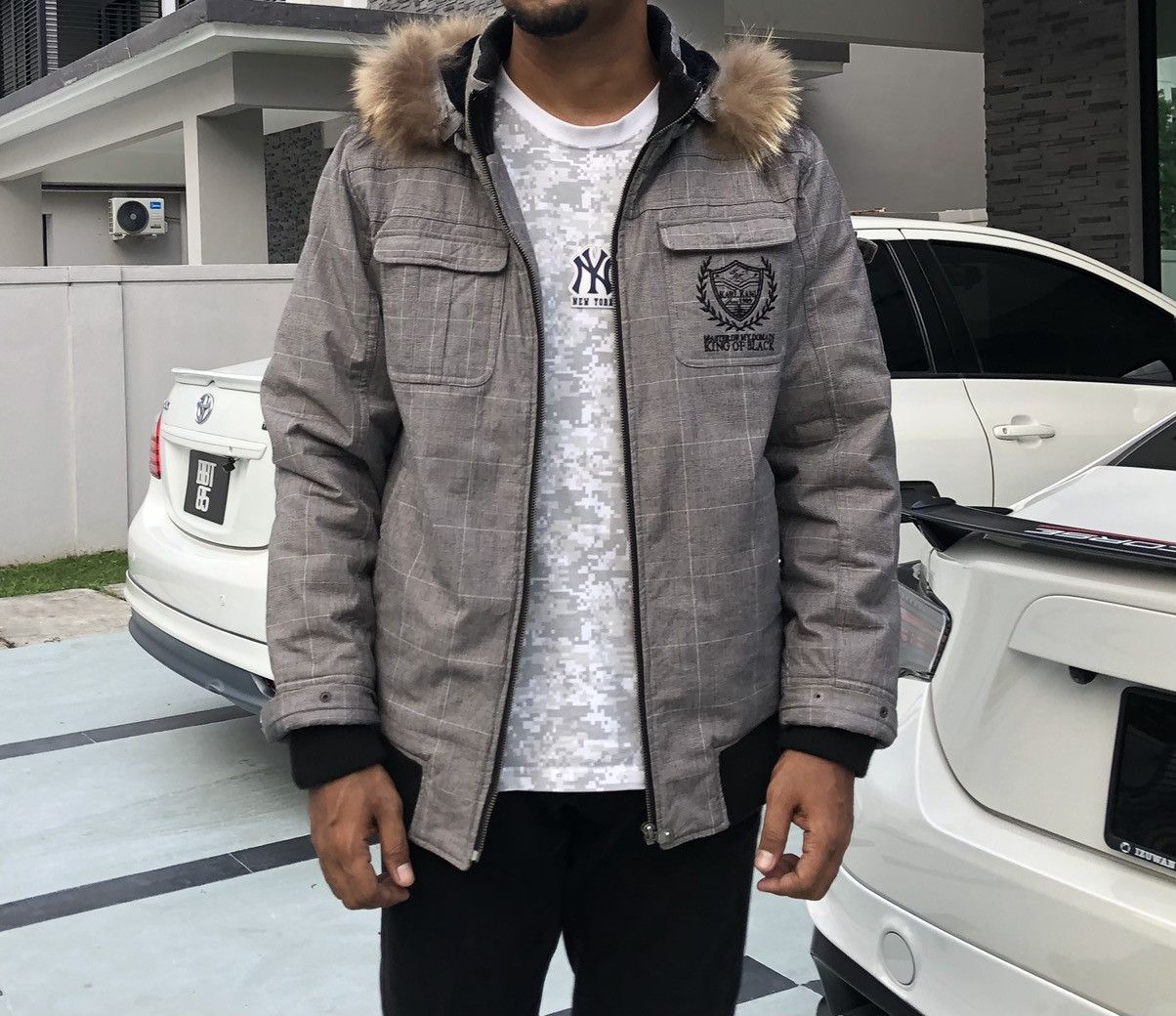 Karl Kani Karl Kani Acrylic Fur Raccoon Hoodie Lined Fleece Jacket Size US M / EU 48-50 / 2 - 15 Thumbnail