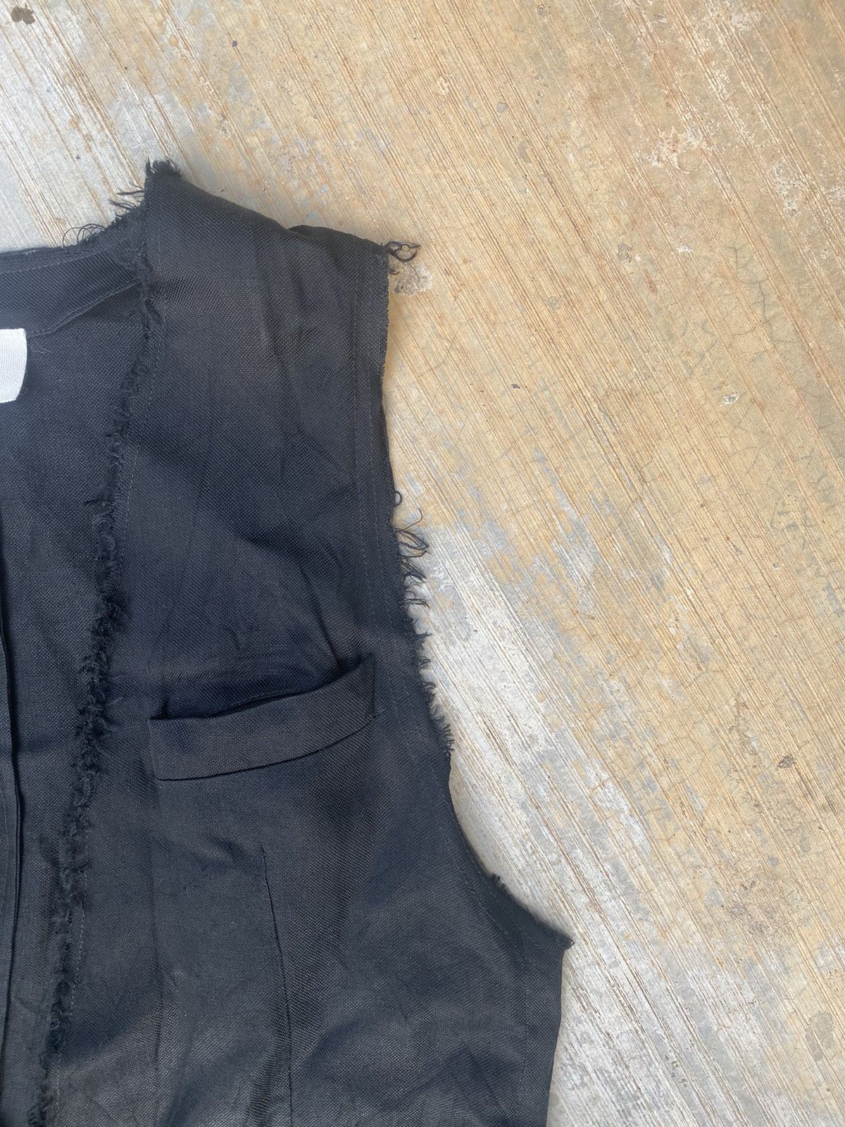 Maison Margiela Maison Margiela Linen/Rayon Sleeve Less Coat Size US M / EU 48-50 / 2 - 5 Thumbnail