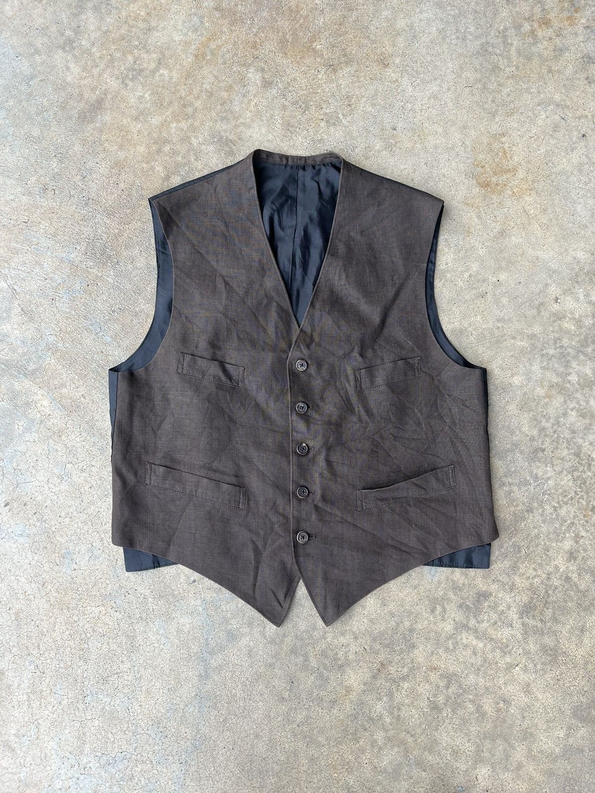 Yohji Yamamoto L.Q. Ys for men vest Size 36S - 1 Thumbnail