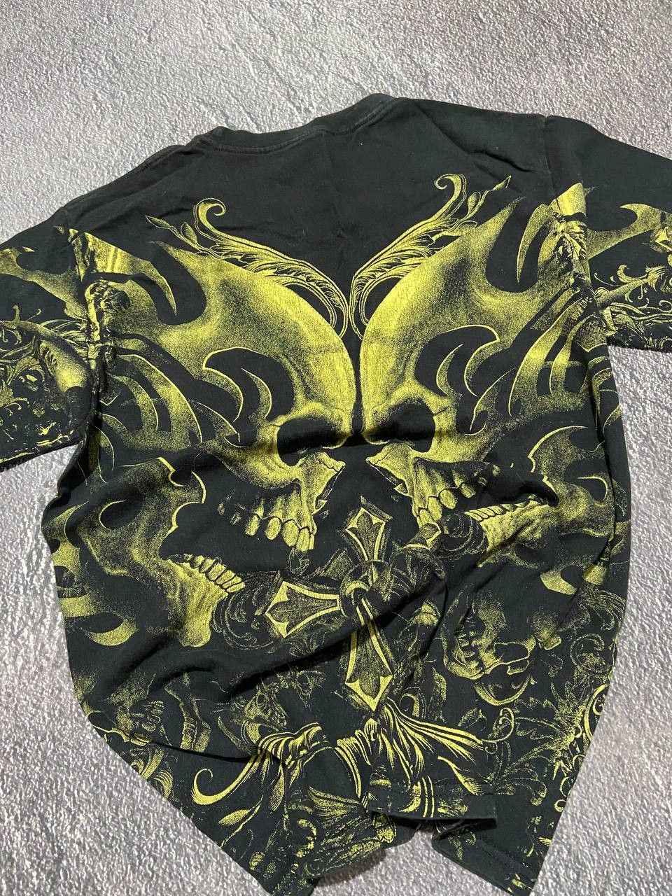 Vintage Vintage Cozumel Mexico skulls full print distressed tee Size US M / EU 48-50 / 2 - 2 Thumbnail