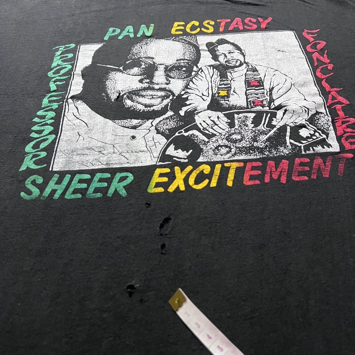 Rap Tees Rare Vintage 90s Ken Professor Philmore Steel Pan Percussion Size US XL / EU 56 / 4 - 4 Thumbnail