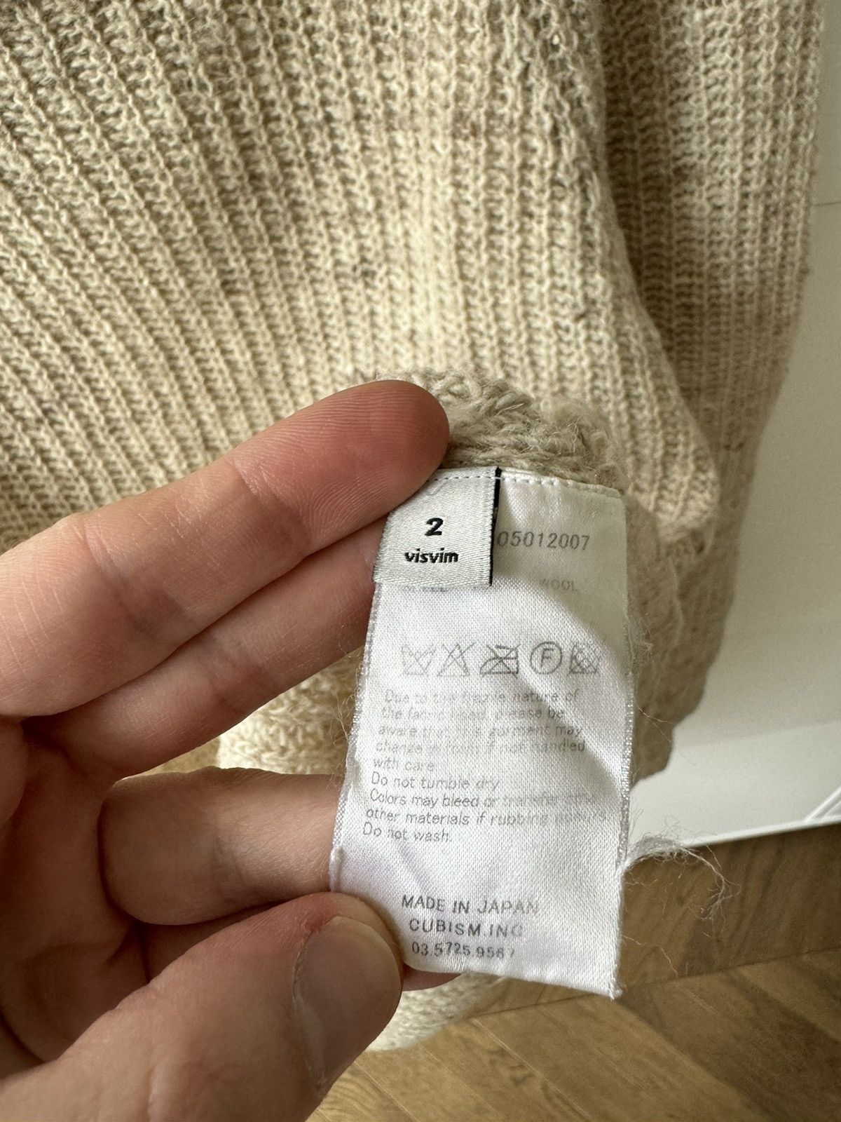 Visvim [2] Turtleneck Sweater in Beige (FW12) Size US M / EU 48-50 / 2 - 6 Thumbnail