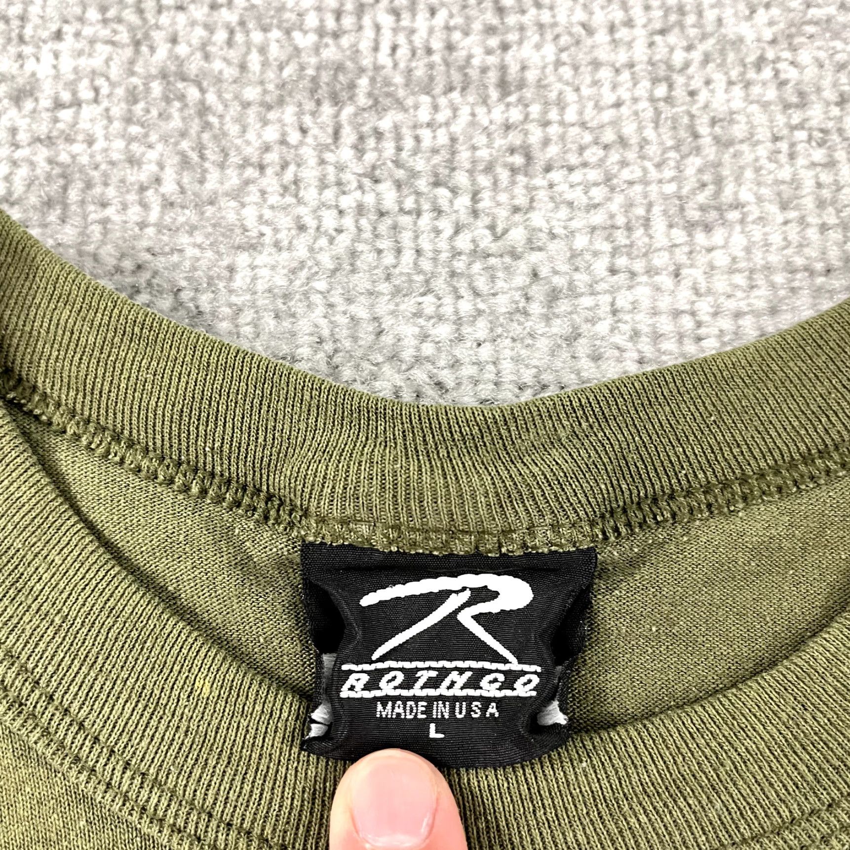 Rothco VINTAGE Rothco Army Green Graphic Tee Men Large British Roundel Symbol T-Shirt Size US L / EU 52-54 / 3 - 3 Thumbnail