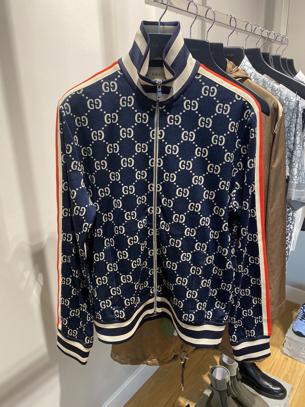 image of Gucci GG Track Jacket, Men's (Size XL)