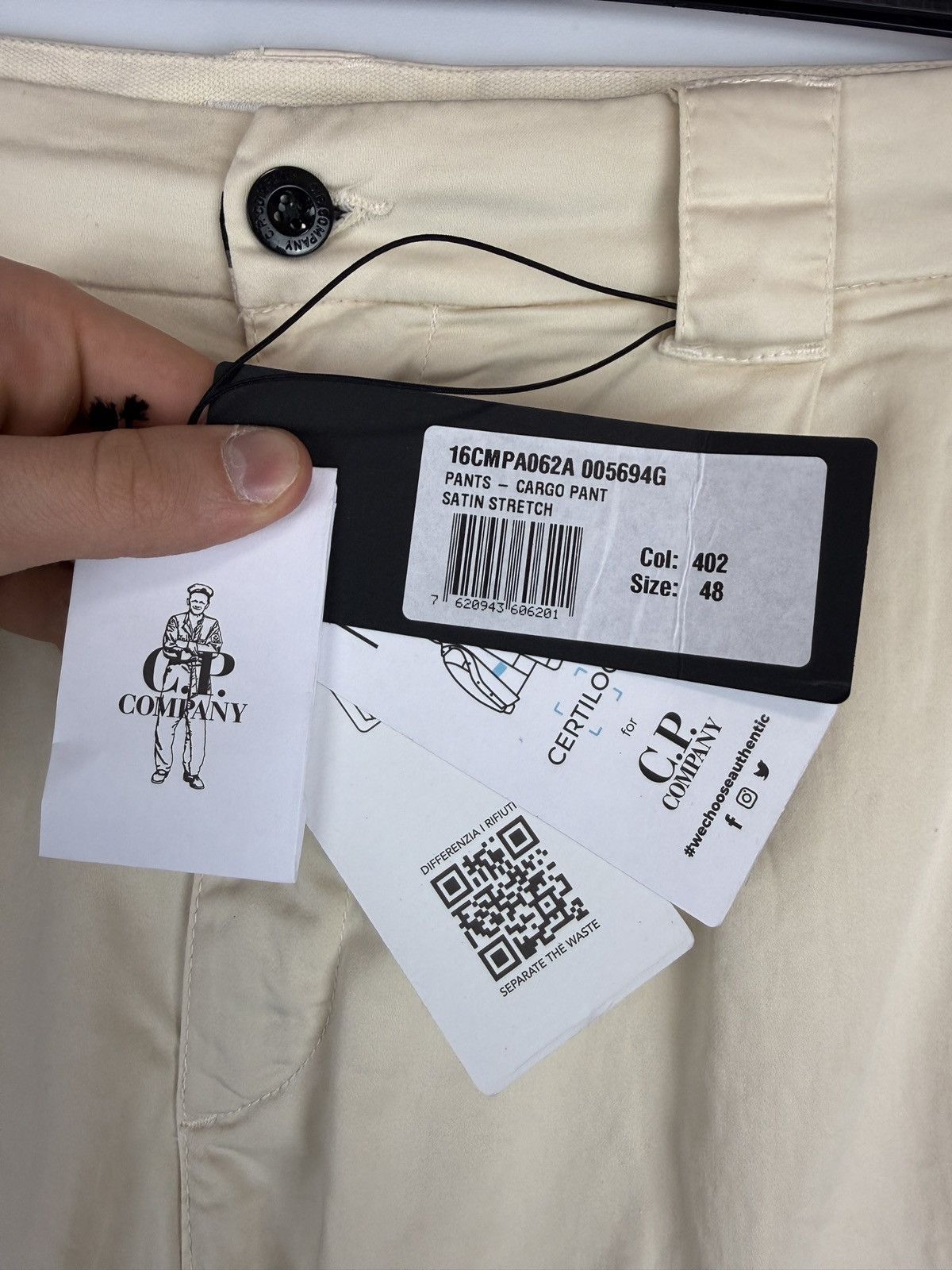 C.P. Company Off-white C.P. Company cargo trousers (brand new with tags) Size US 32 / EU 48 - 5 Thumbnail