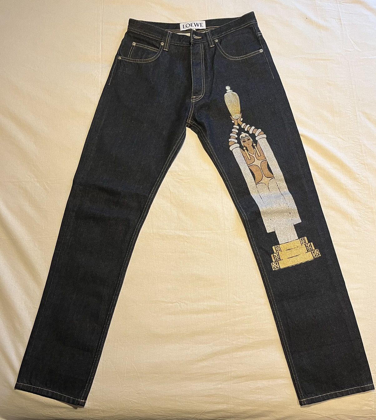 Loewe Loewe straight leg denim pants. Size US 31 - 2 Thumbnail