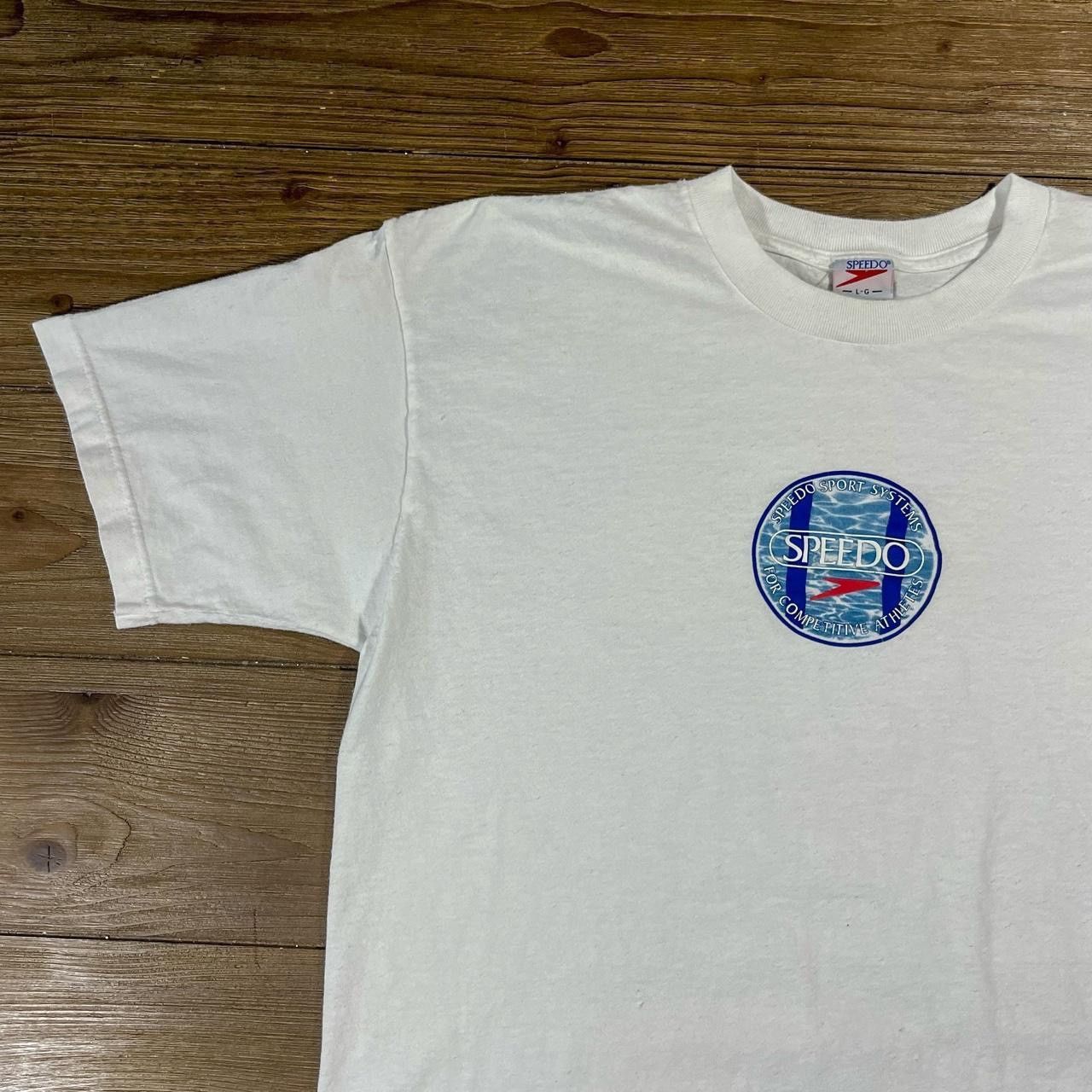 Speedo × Vintage Vintage 90’s Speedo Sport Sytems T-Shirt Size US L / EU 52-54 / 3 - 2 Thumbnail