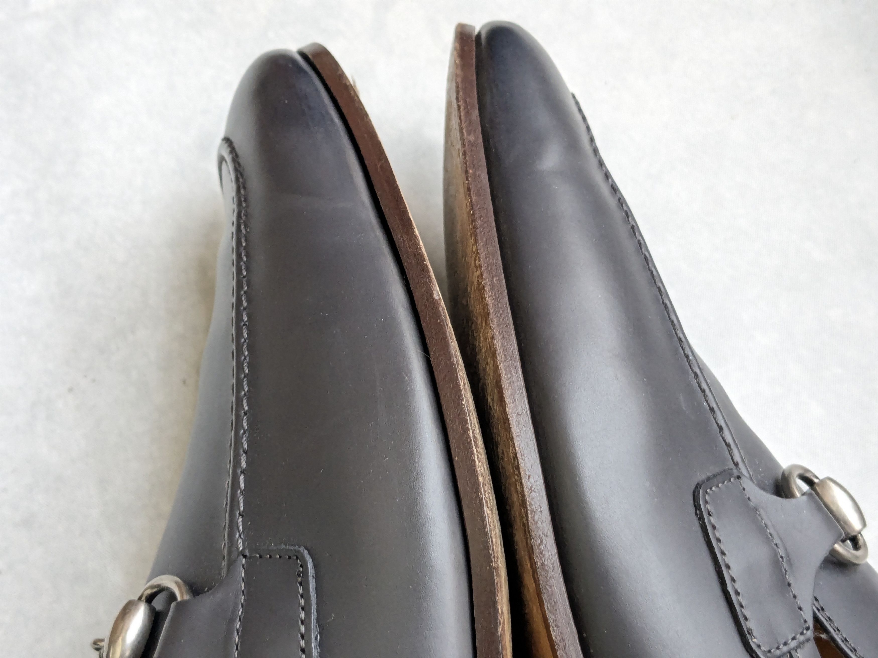 Gucci Gucci Horsebit Loafers Gray 10 Leather Size US 10 / EU 43 - 5 Thumbnail