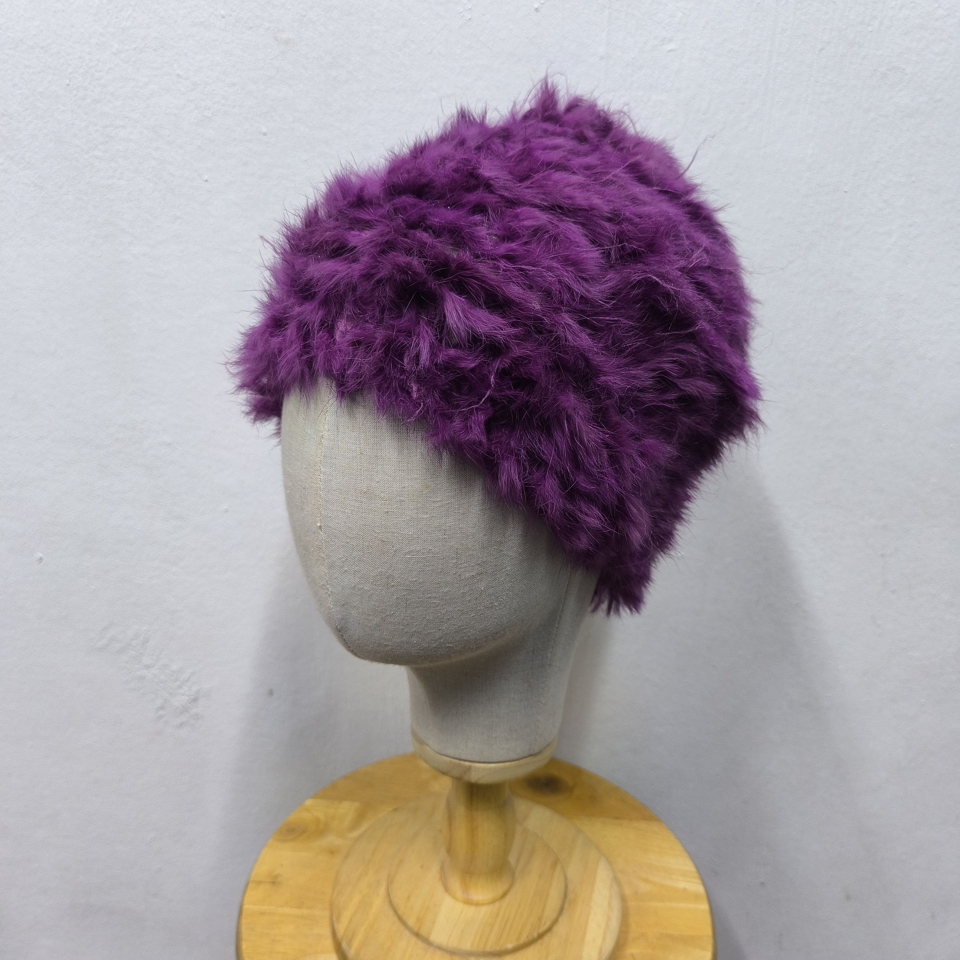 Japanese Brand 💥 Ehyphen world gellery japan fur beanie hat Size ONE SIZE - 4 Thumbnail