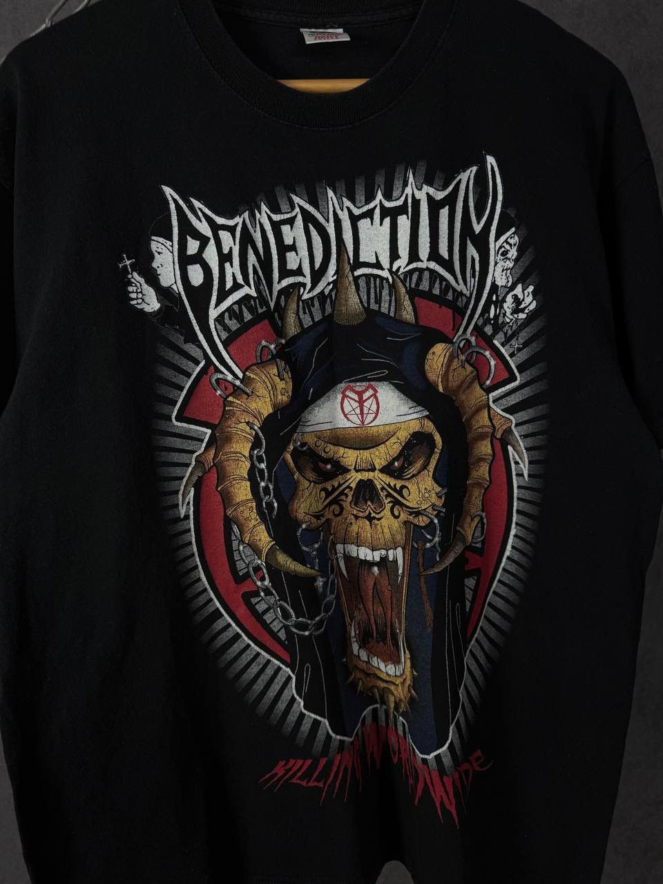 Band Tees Benediction kills rock band overprinted tee Size US XL / EU 56 / 4 - 4 Thumbnail