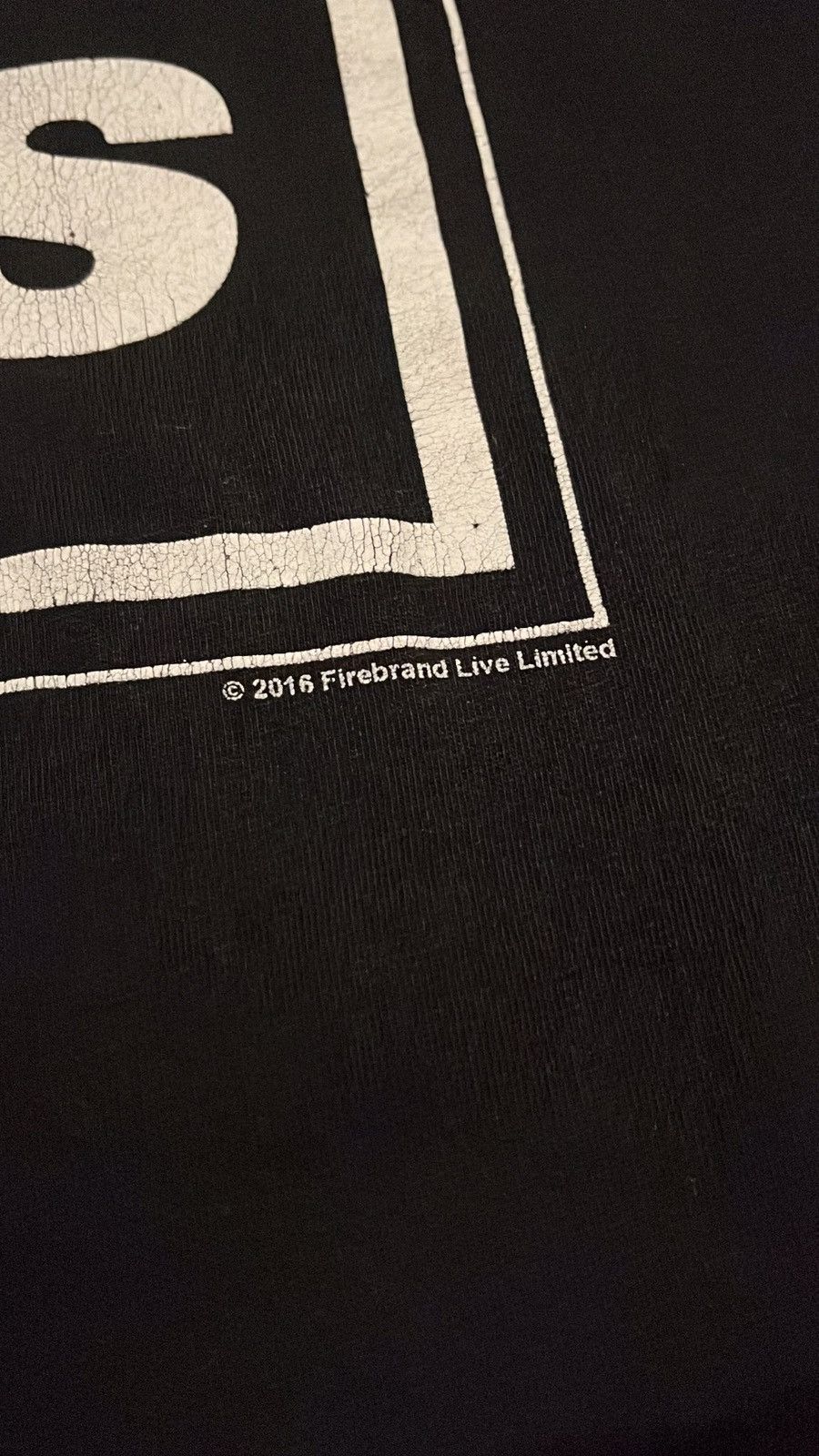 Band Tees × Vintage Vintage Oasis 2016 Box Logo white basic logo band tee Size US M / EU 48-50 / 2 - 6 Thumbnail