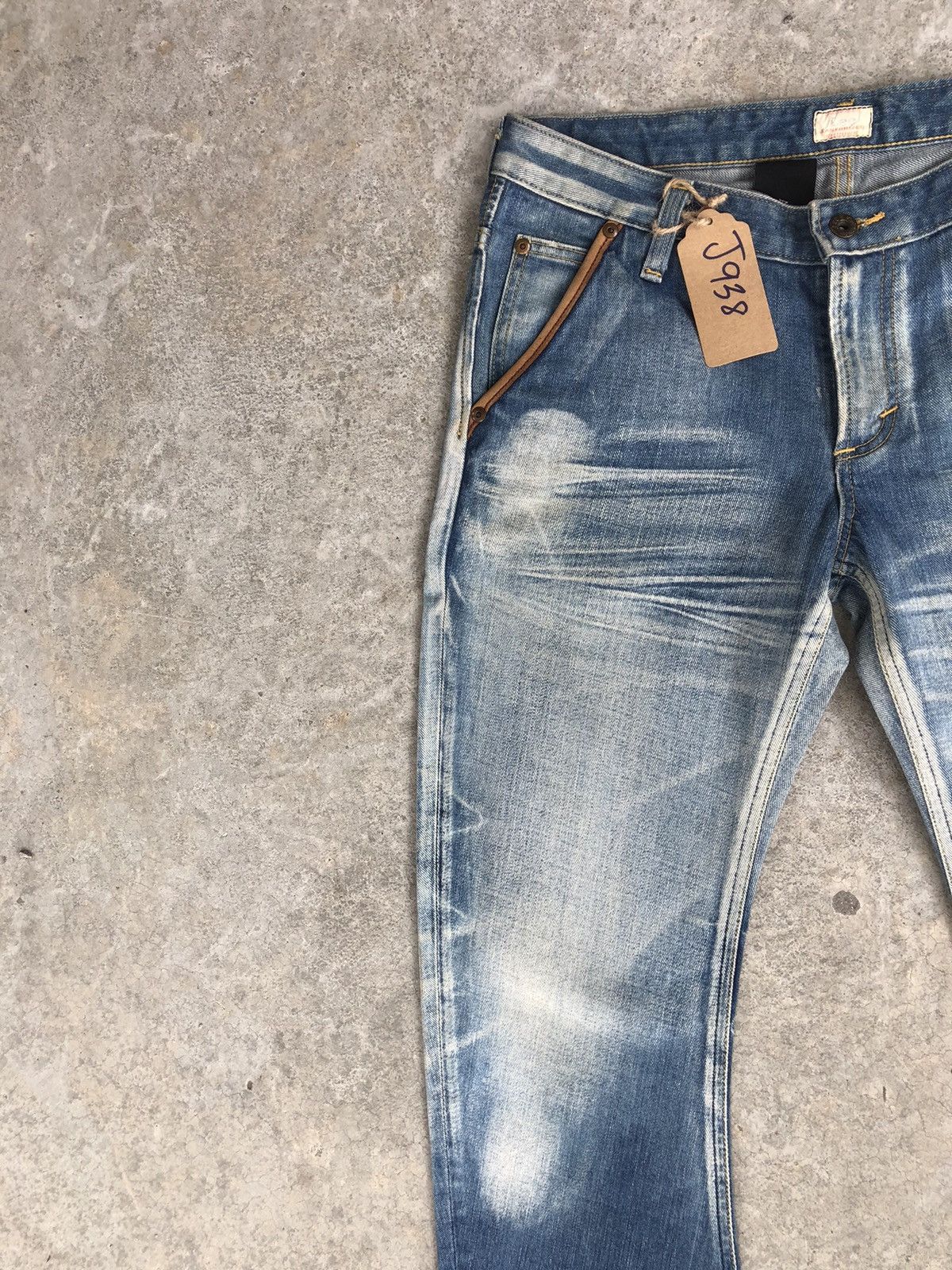 Lee Japanese Lee Flared Jeans Distressed Jeans Size US 32 / EU 48 - 4 Thumbnail