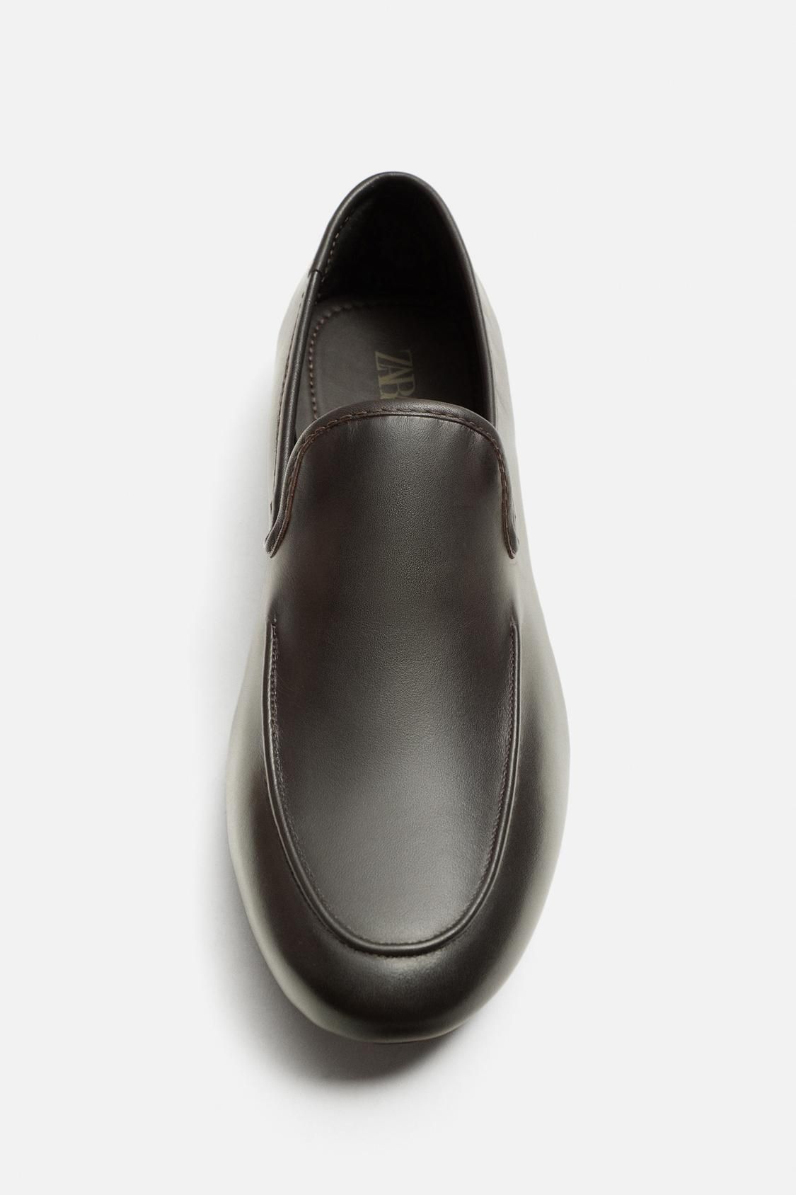 Zara Zara Men's Elegant Black Slip-On Loafers Size US 8 / EU 41 - 7 Thumbnail