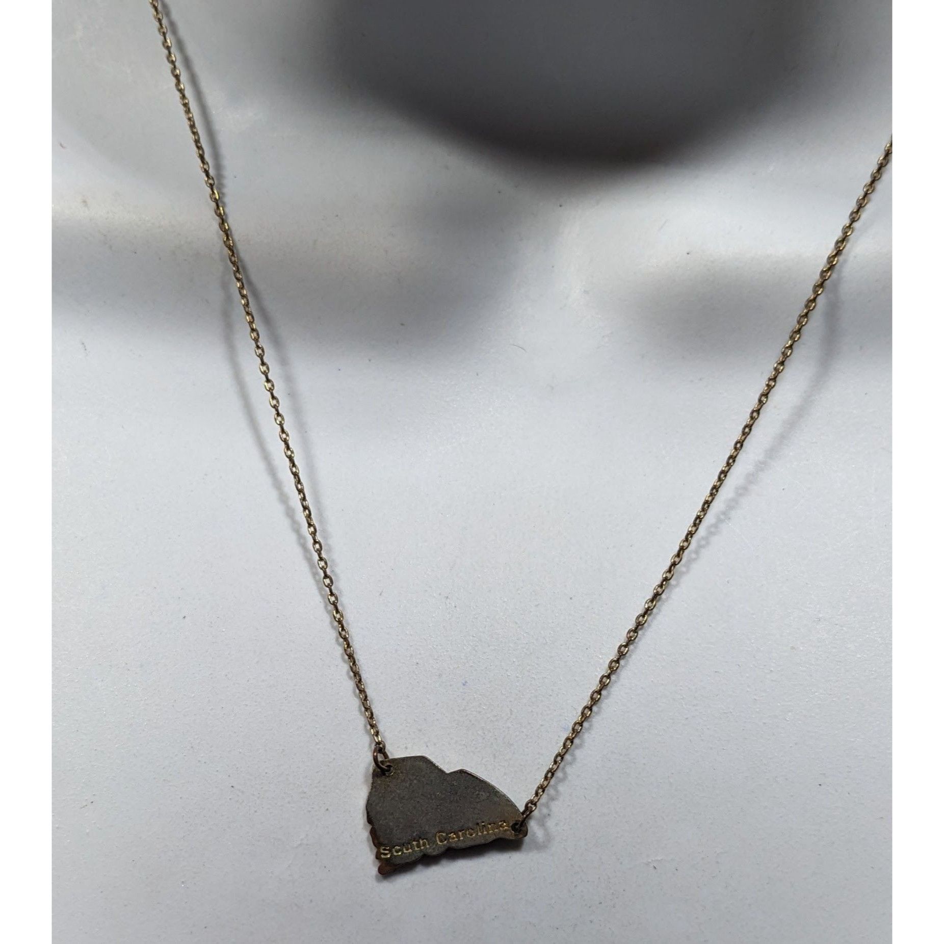 Other Souvenir South Carolina Silver And Gold Tone Pendant Necklac Size ONE SIZE - 2 Thumbnail