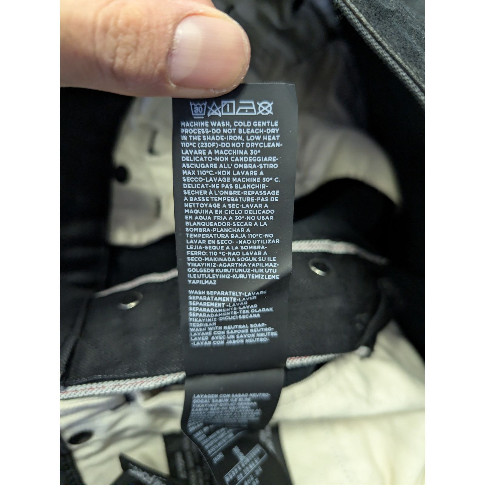 Tom Ford o1rshd1 Denim Jeans Pants in Black Size US 31 - 20 Thumbnail