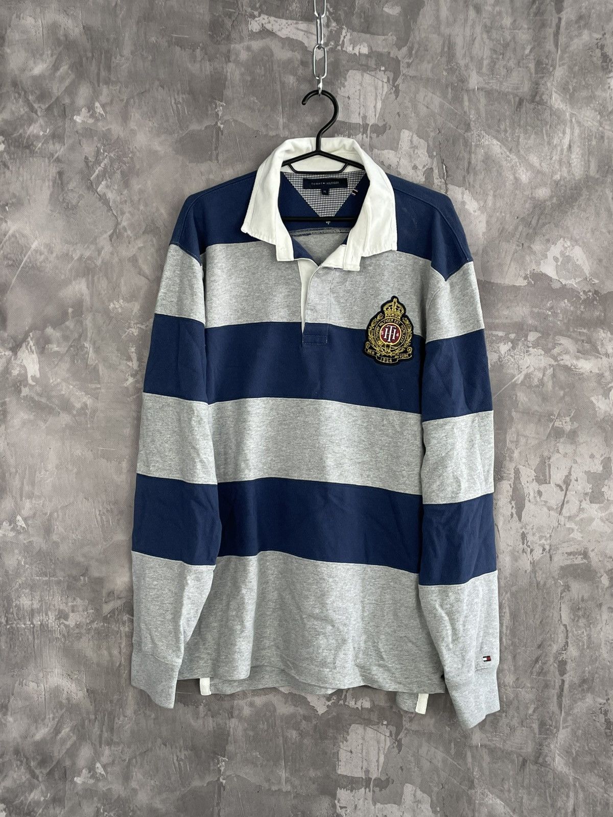 Vintage Tommy Hilfiger Rugby Longsleeve Shirt Y2K