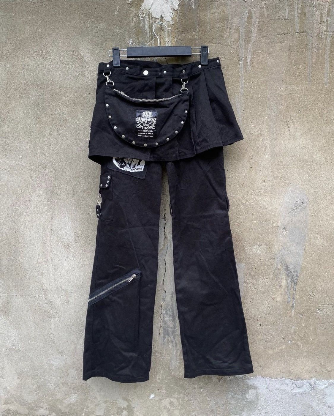 Japanese Brand Rare Sex Pot Revenge Punk Multiple Zipper Bondage Size US 30 / EU 46 - 1 Thumbnail