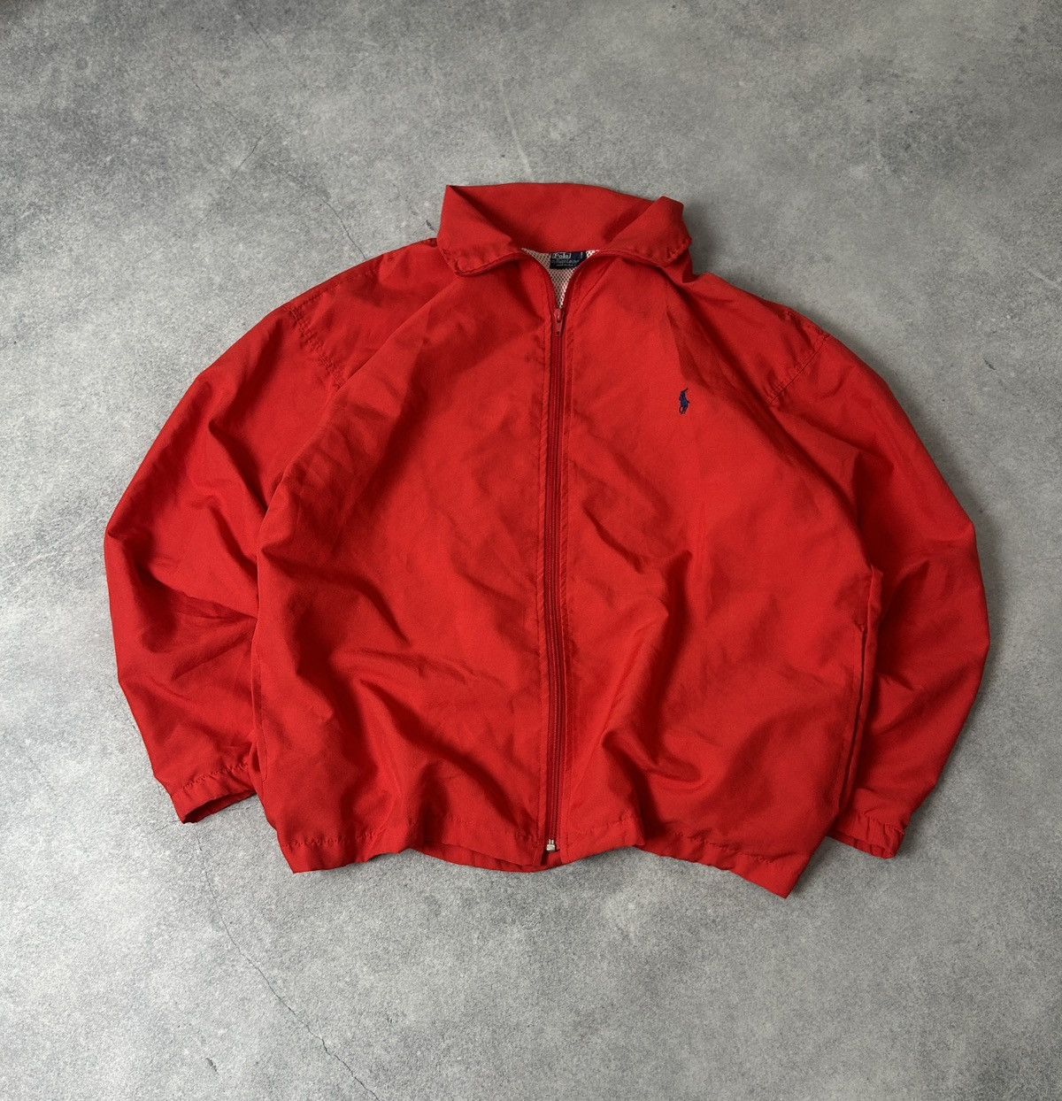 Polo Ralph Lauren Vintage Polo Ralph Lauren red nylons Harrington jacket Size US L / EU 52-54 / 3 - 1 Thumbnail
