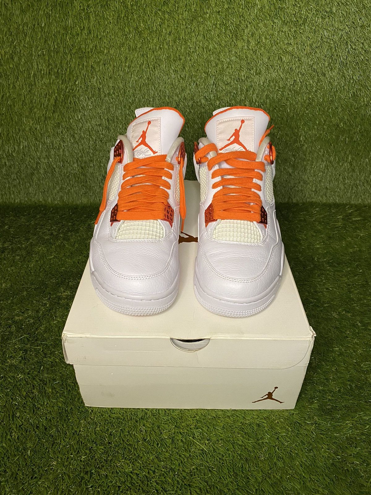 Jordan Brand Metallic Orange Jordan 4 Size US 10.5 / EU 43-44 - 5 Thumbnail