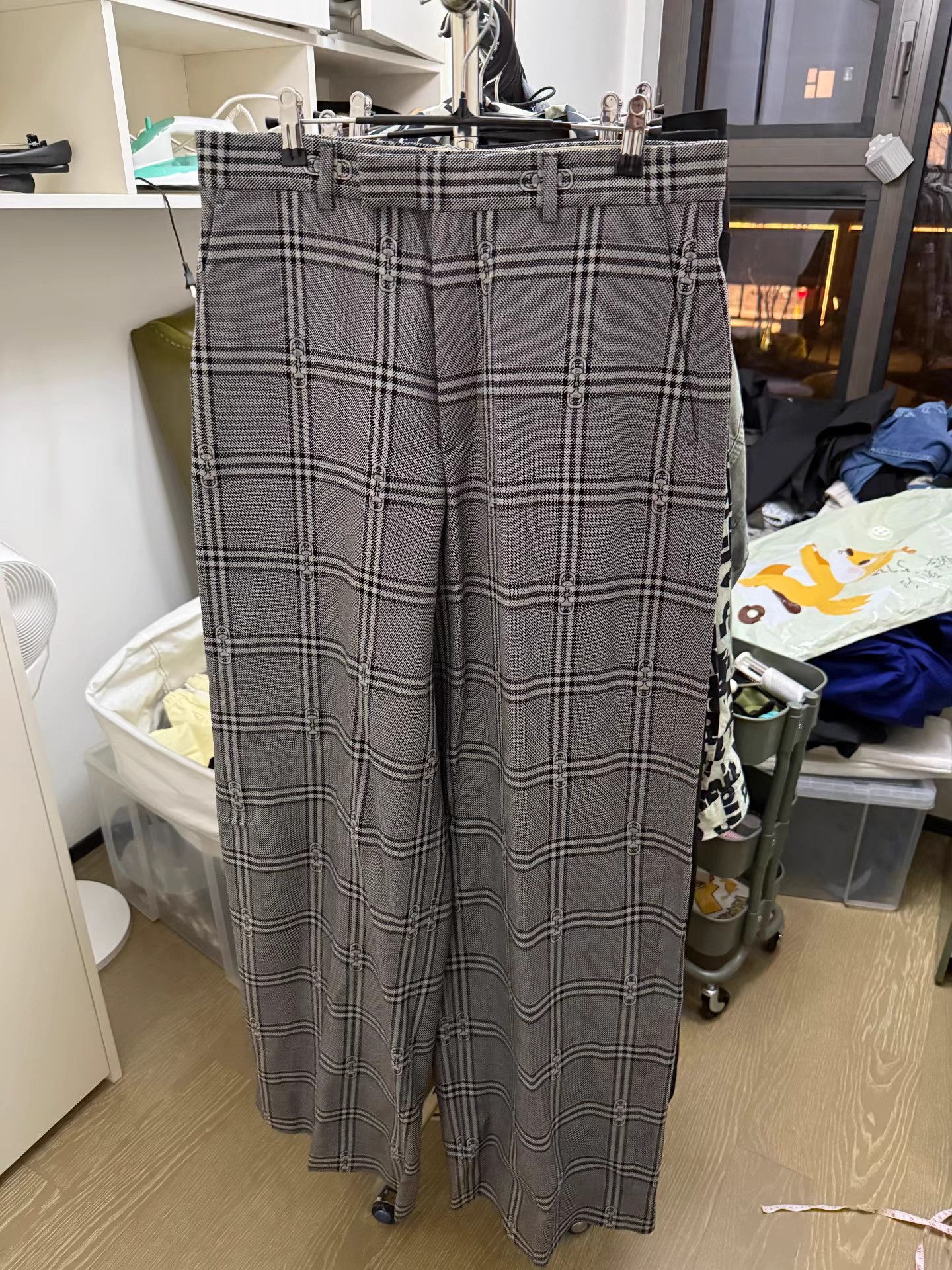 Gucci Gucci Checkered Wide-Leg Pants K27 Size US 32 / EU 48 - 1 Thumbnail