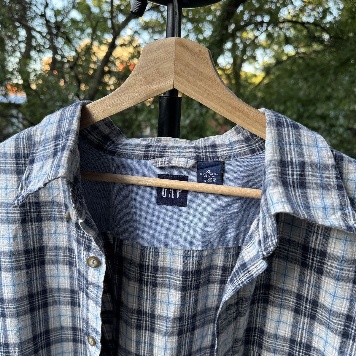 Vintage Thrashed Faded Distressed Flannel Shirt ERD Grunge Chrome Size US XL / EU 56 / 4 - 5 Thumbnail