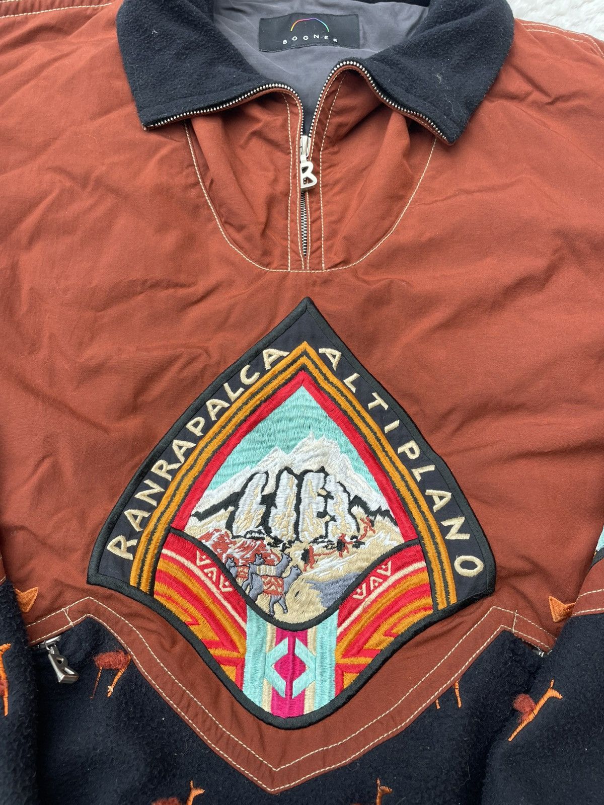 Bogner Vintage Bogner Jacket with Embroidered Alpacas Size US L / EU 52-54 / 3 - 3 Thumbnail