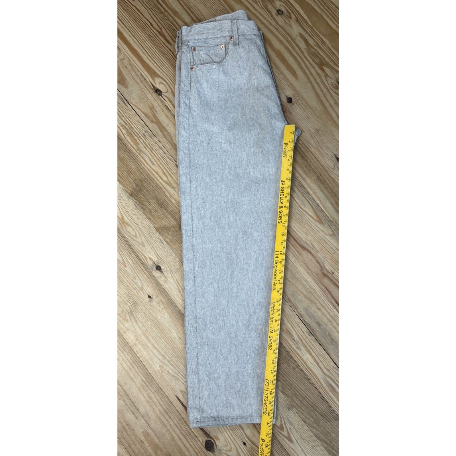 Levi's Vintage Levis 501 Jeans Mens 38x34(36x34) Gray Size US 38 / EU 54 - 8 Thumbnail