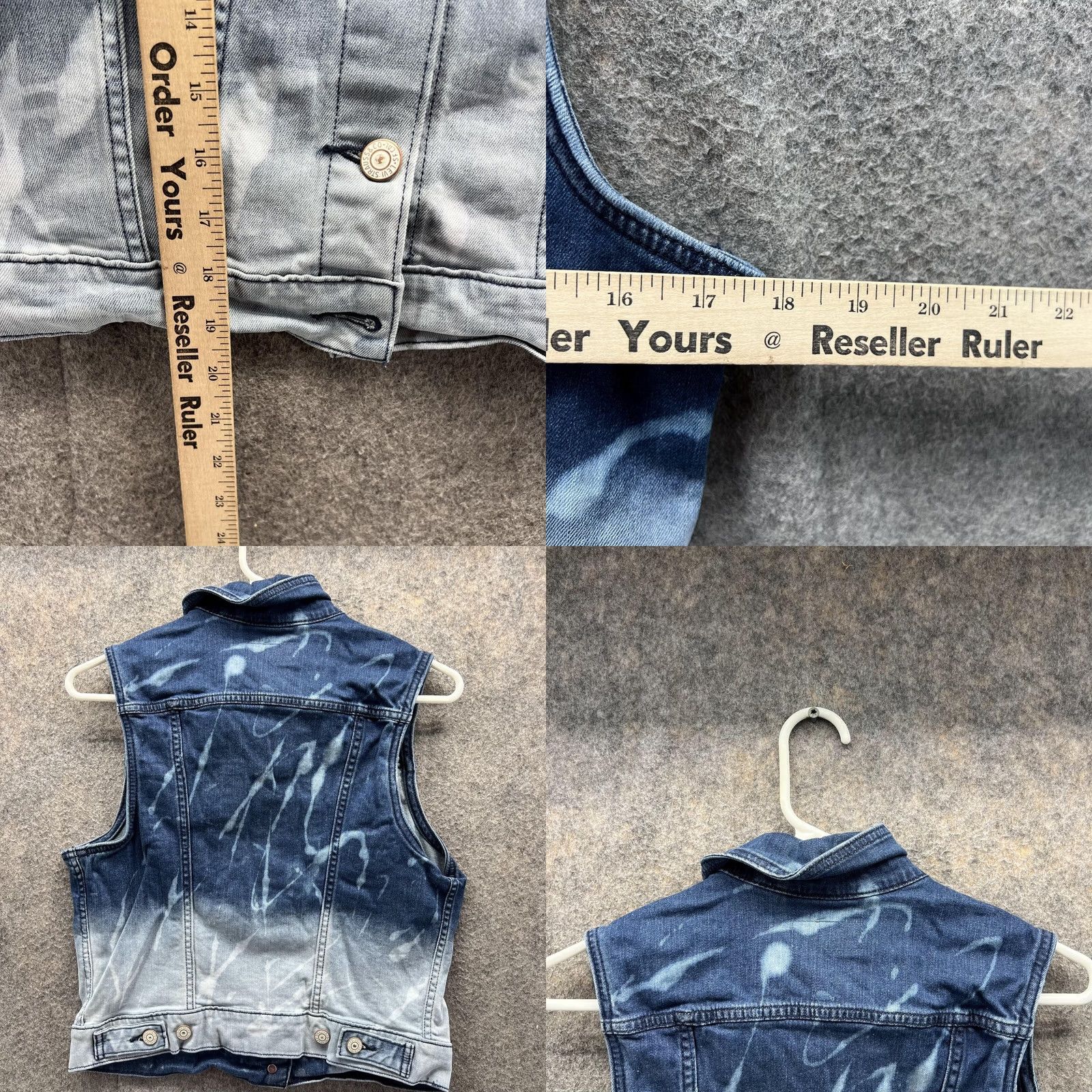 Levi's Levi's Denim Jacket Women Medium Blue Button Down Casual Cotton Sleeveless Ladies Regular Size M Pockets Vintage No Size M / US 6-8 / IT 42-44 - 8 Thumbnail