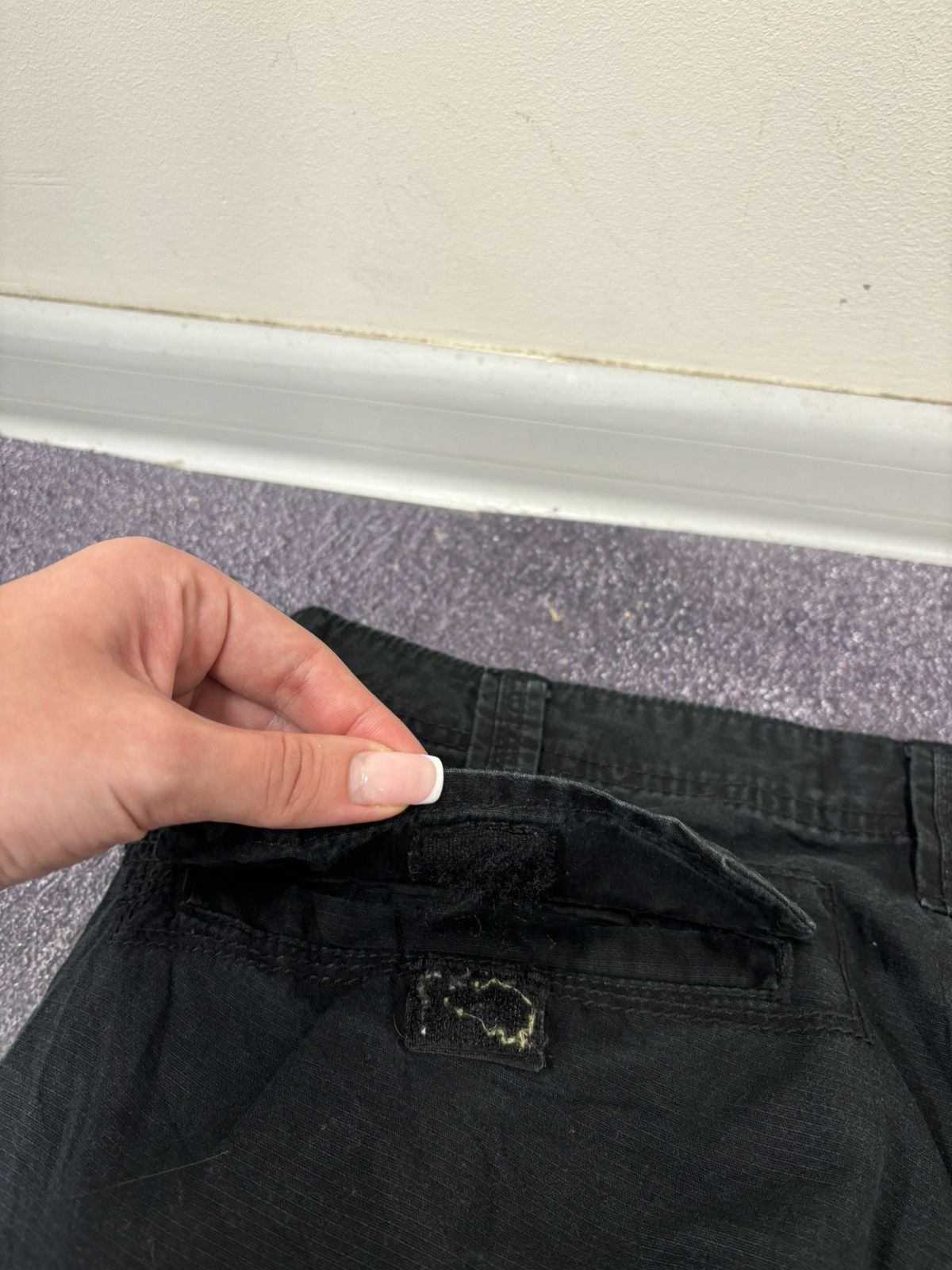 Lee Vintage Lee Dungarees Y2K Military Hype Black Cargo Shorts Size US 34 / EU 50 - 18 Thumbnail