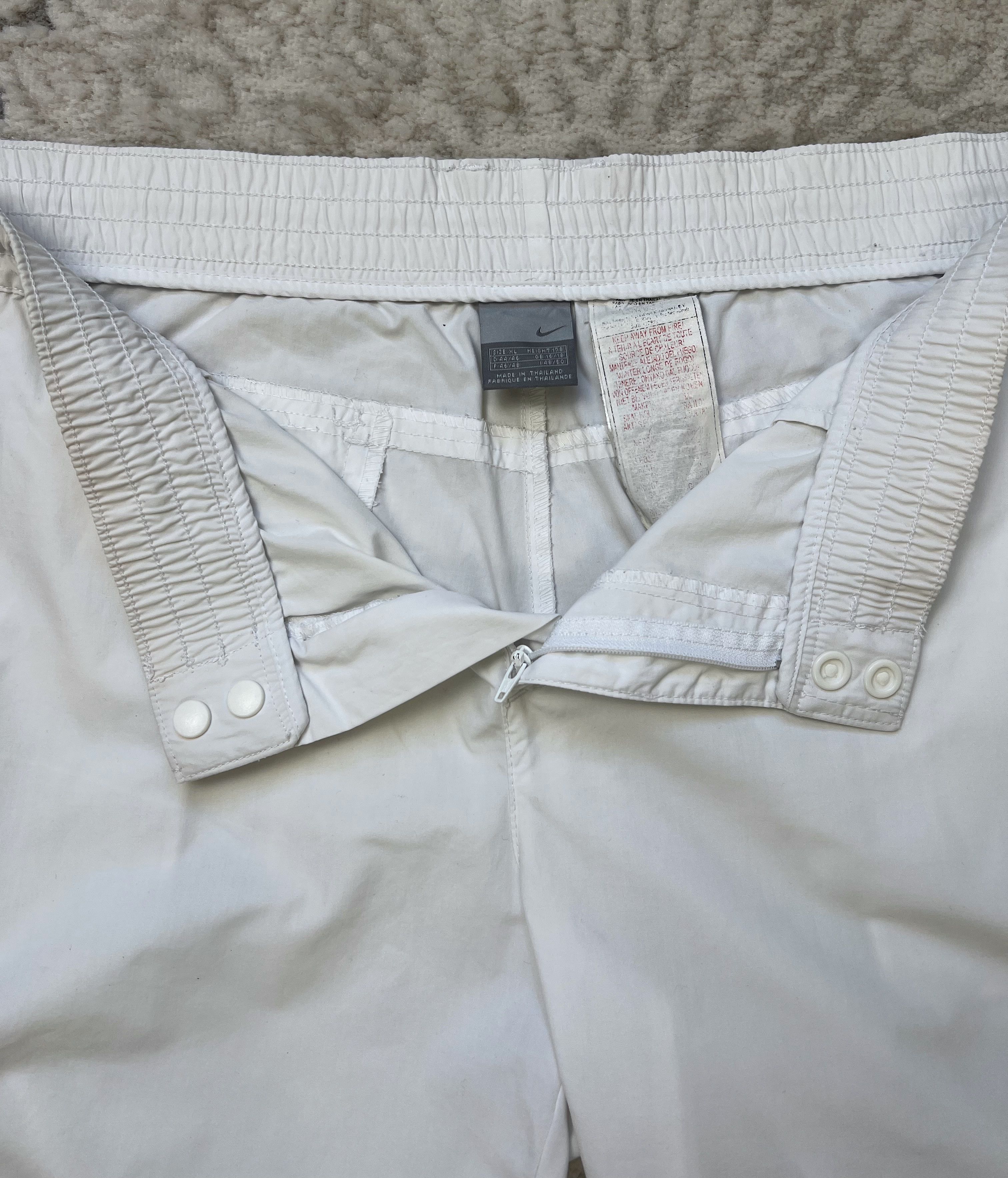 Nike Nike Capri Pants Shorts Y2K White XL Size US 36 / EU 52 - 4 Thumbnail
