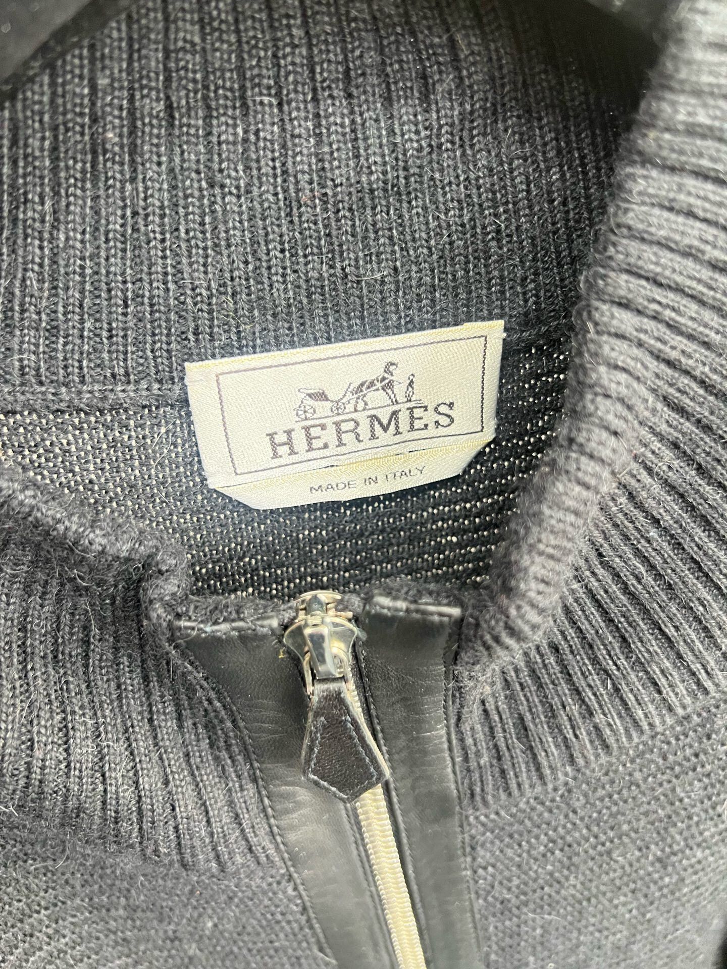 Hermes hermes alpaca wool zip jacket size XXL Size US XXL / EU 58 / 5 - 3 Thumbnail